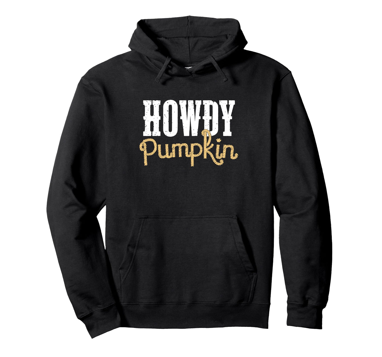 Howdy Pumpkin Fall Autumn Western Hoodie - Minimalist Print for Adults - T-Shirt, Sweatshirt, Hoodie