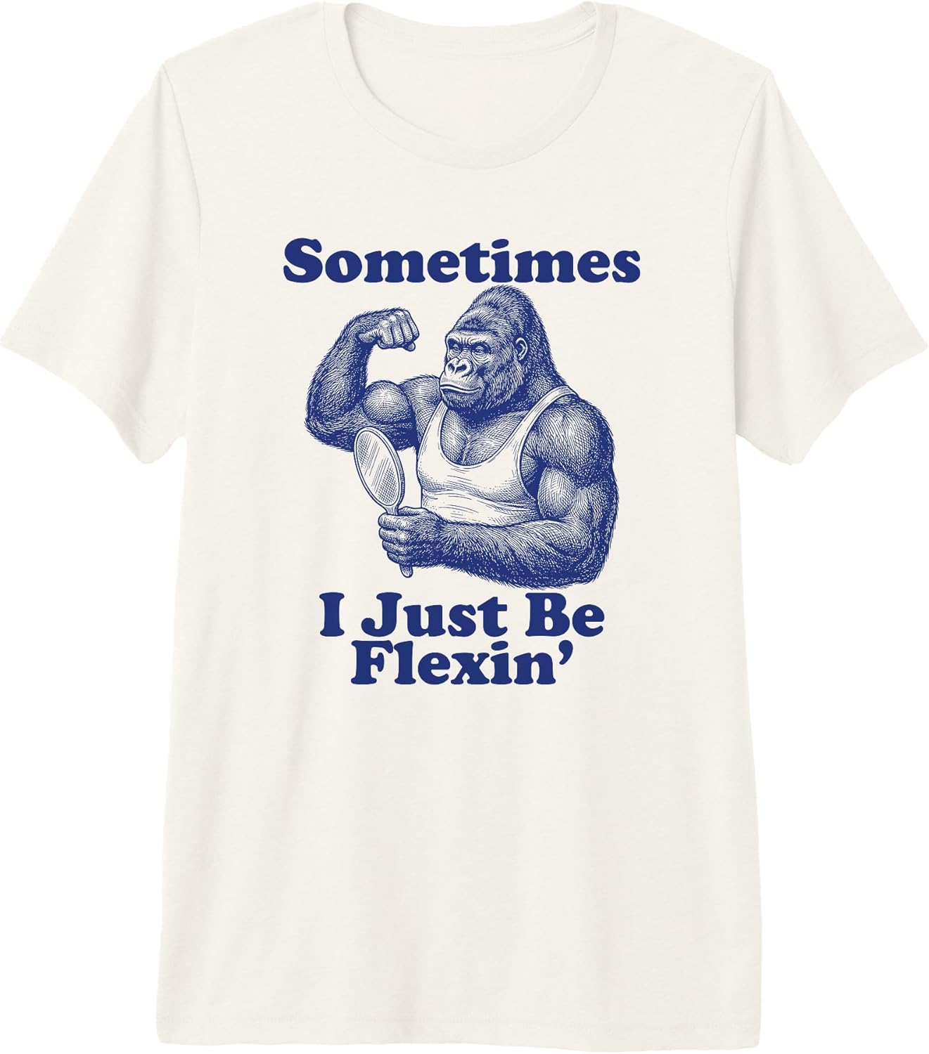 Funny Gym Gorilla Bodybuilding Humor - Adult & Kids T-Shirts, Sweatshirts & Hoodies apparel design preview 1