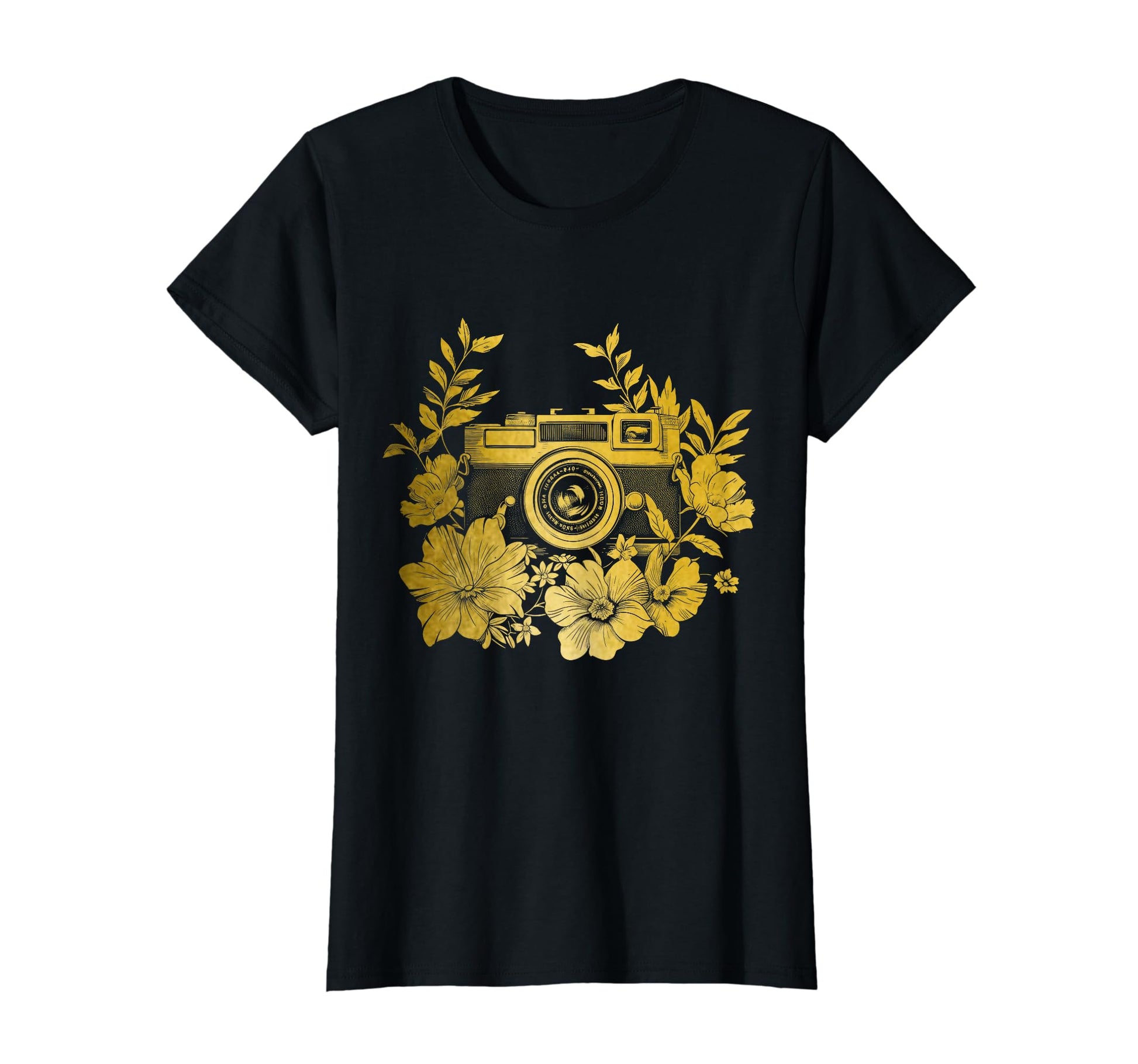 Photographer Camera Flowers Photography T-Shirt - Aesthetic Graphic Unisex - T-Shirt, Sweatshirt, Hoodie