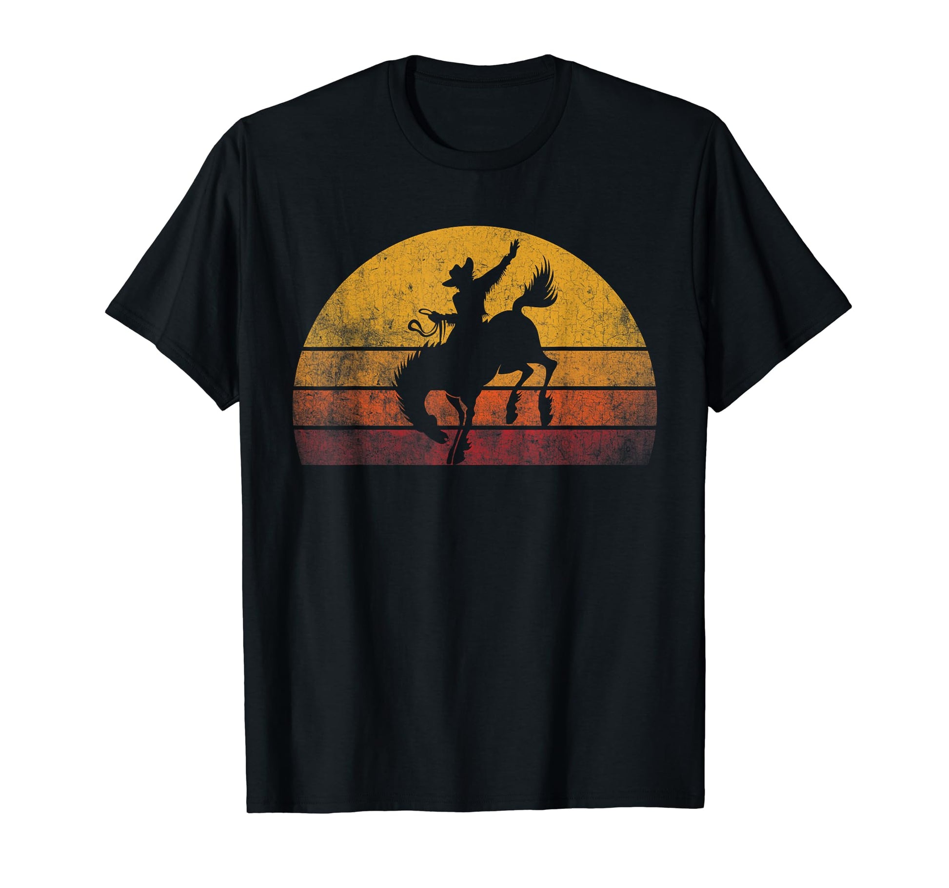 Western Riding Rodeo Horse Cowboy T-Shirt - Casual Everyday Wear Men Women - T-Shirt, Sweatshirt, Hoodie