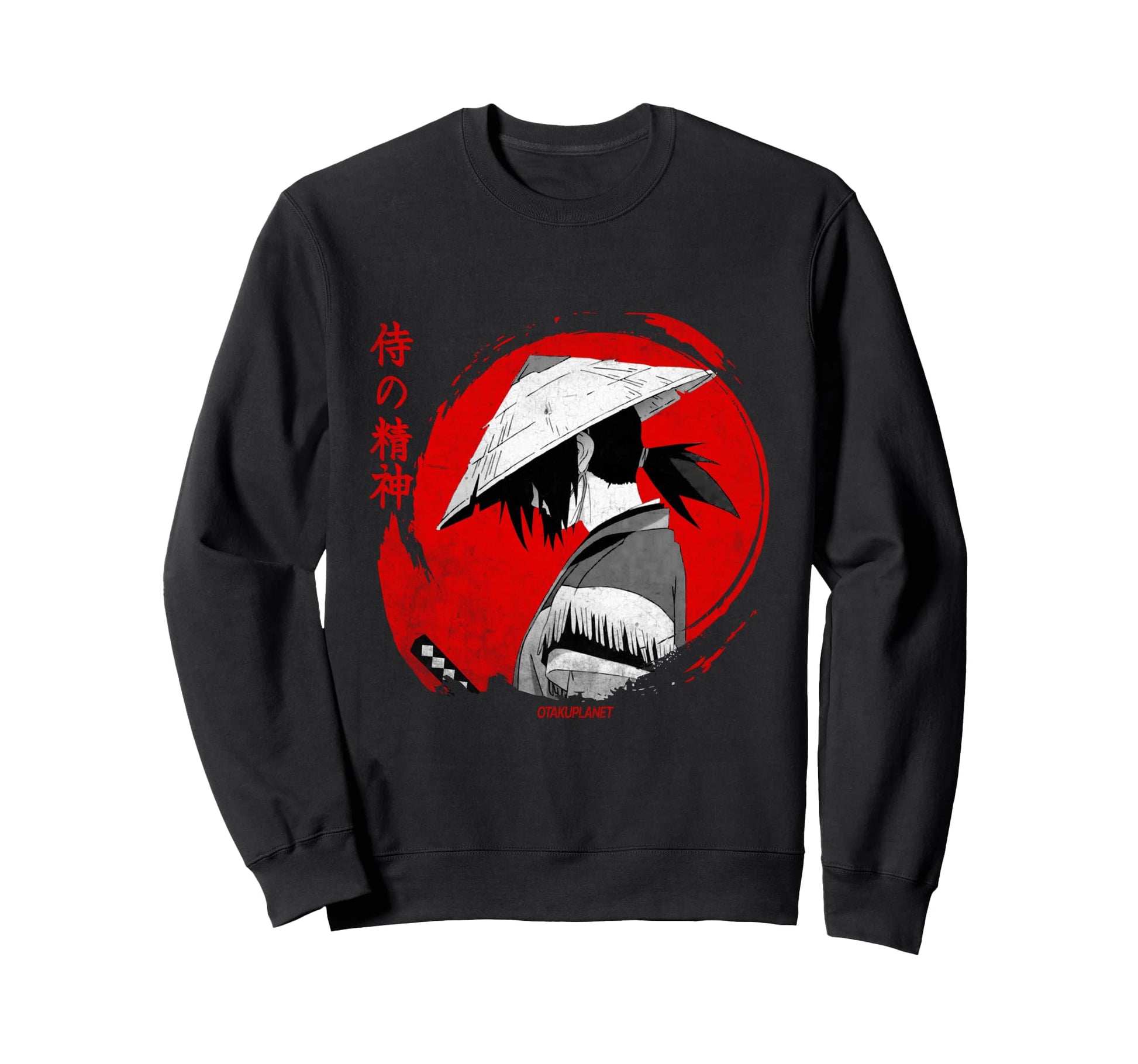 Japanese Anime Samurai Aesthetic Sweatshirt - Fun Novelty Design Unisex - T-Shirt, Sweatshirt, Hoodie