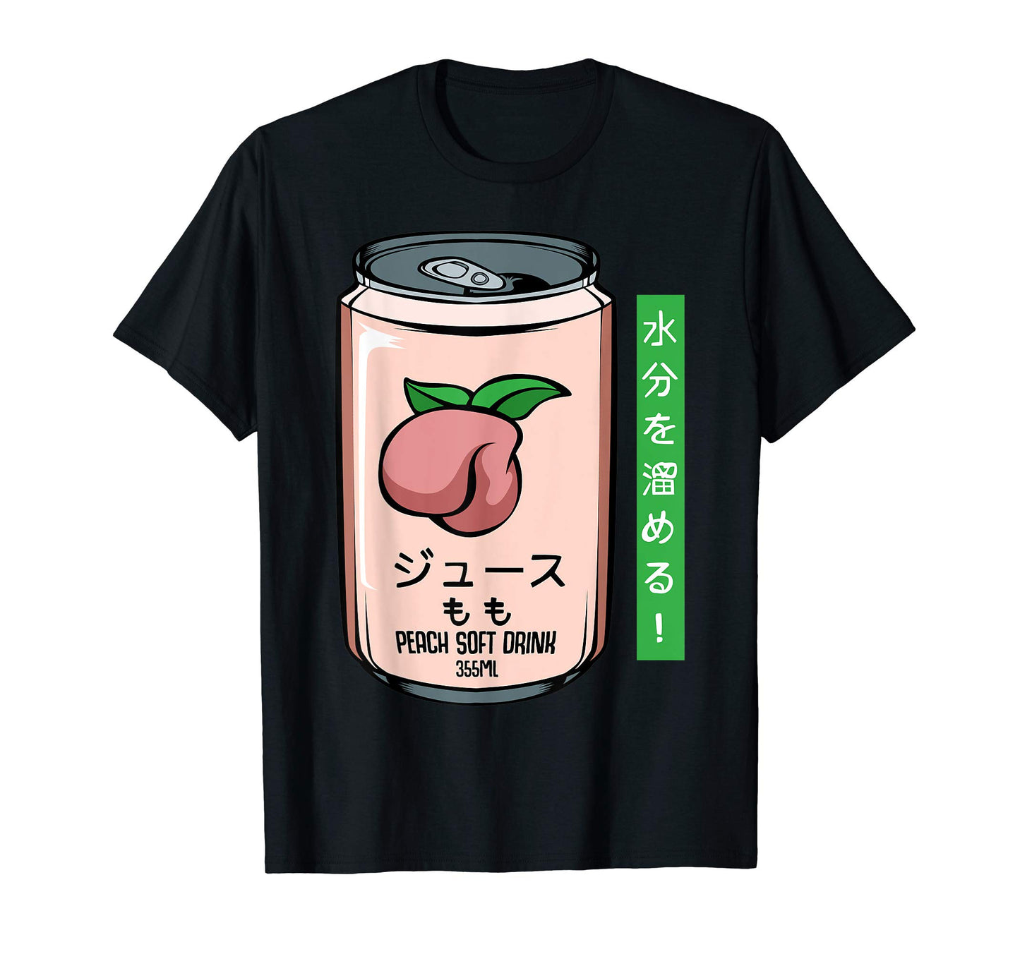 Japanese Peach Soft Drink Japan Aesthetic T-Shirt - Graphic Print Unisex - T-Shirt, Sweatshirt, Hoodie