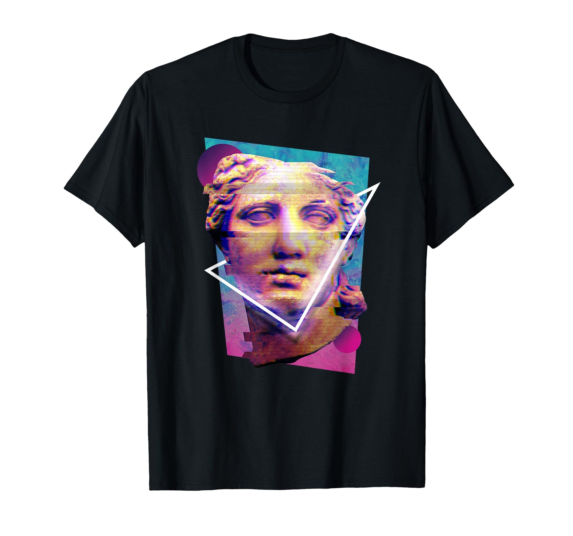 Glitch Sculpture Aesthetic Vaporwave T-Shirt - Unique Graphic Men Women - T-Shirt, Sweatshirt, Hoodie