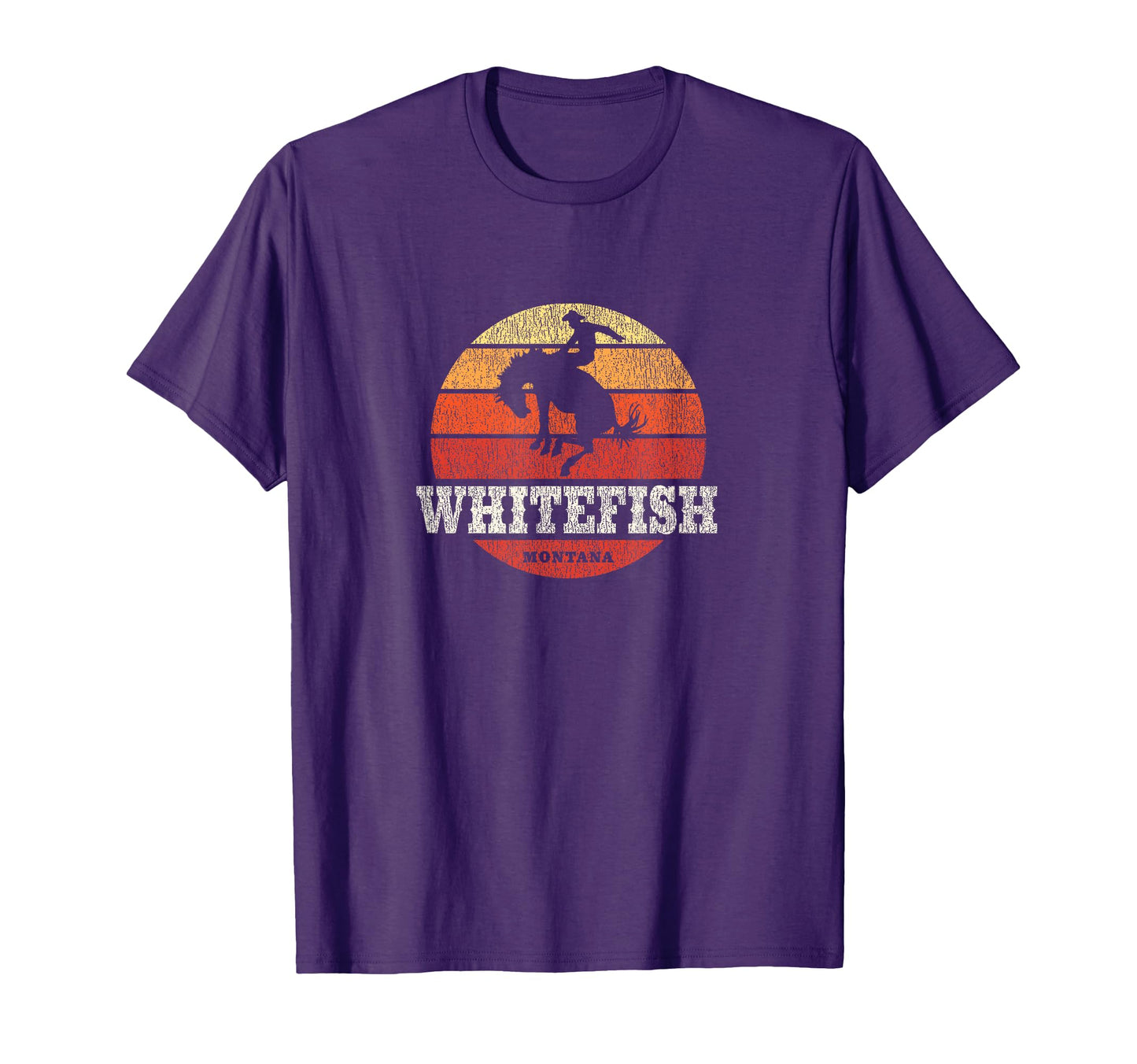Whitefish Mt Country Western T-Shirt - Casual Everyday Wear Men Women - T-Shirt, Sweatshirt, Hoodie