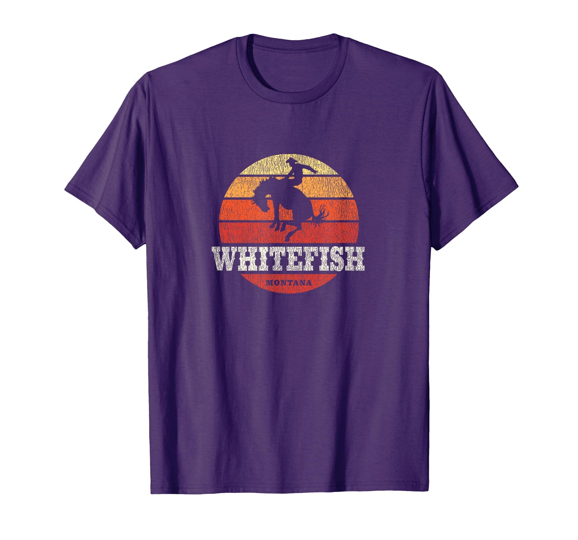 Whitefish Mt Country Western T-Shirt - Casual Everyday Wear Men Women - T-Shirt, Sweatshirt, Hoodie
