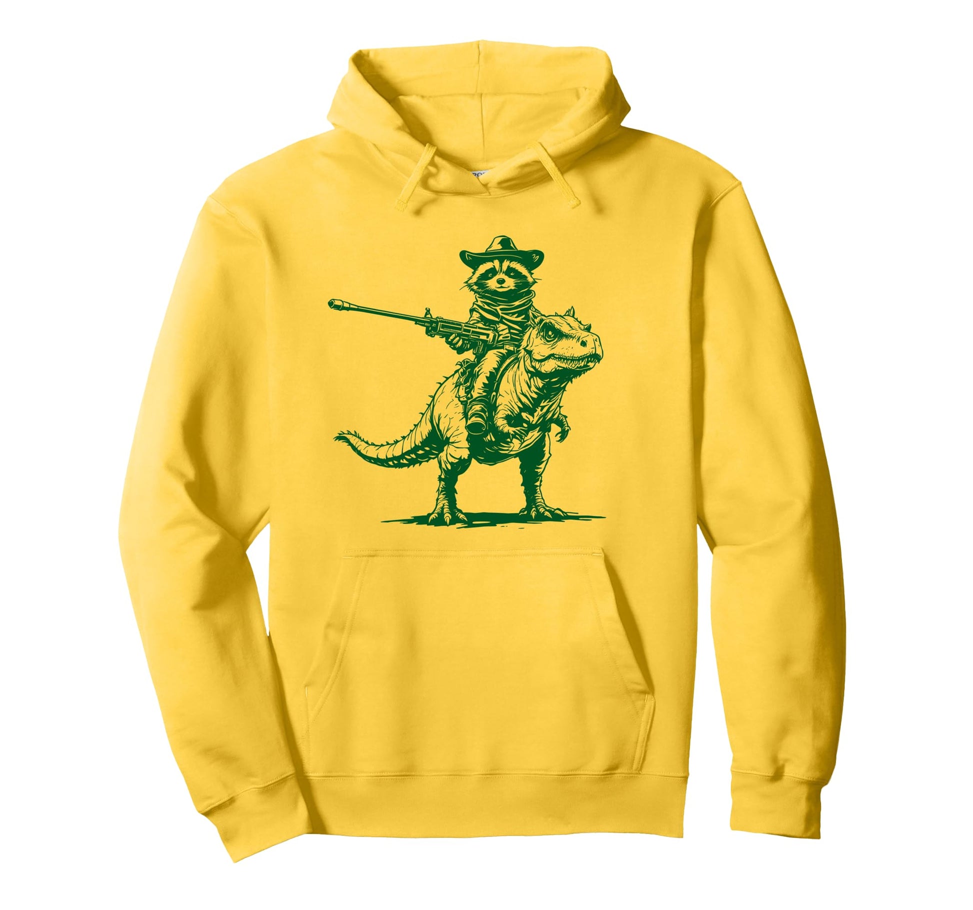 Raccoon Cowboy Cowgirl Panda Trash Hoodie - Streetwear Style for Adults - T-Shirt, Sweatshirt, Hoodie