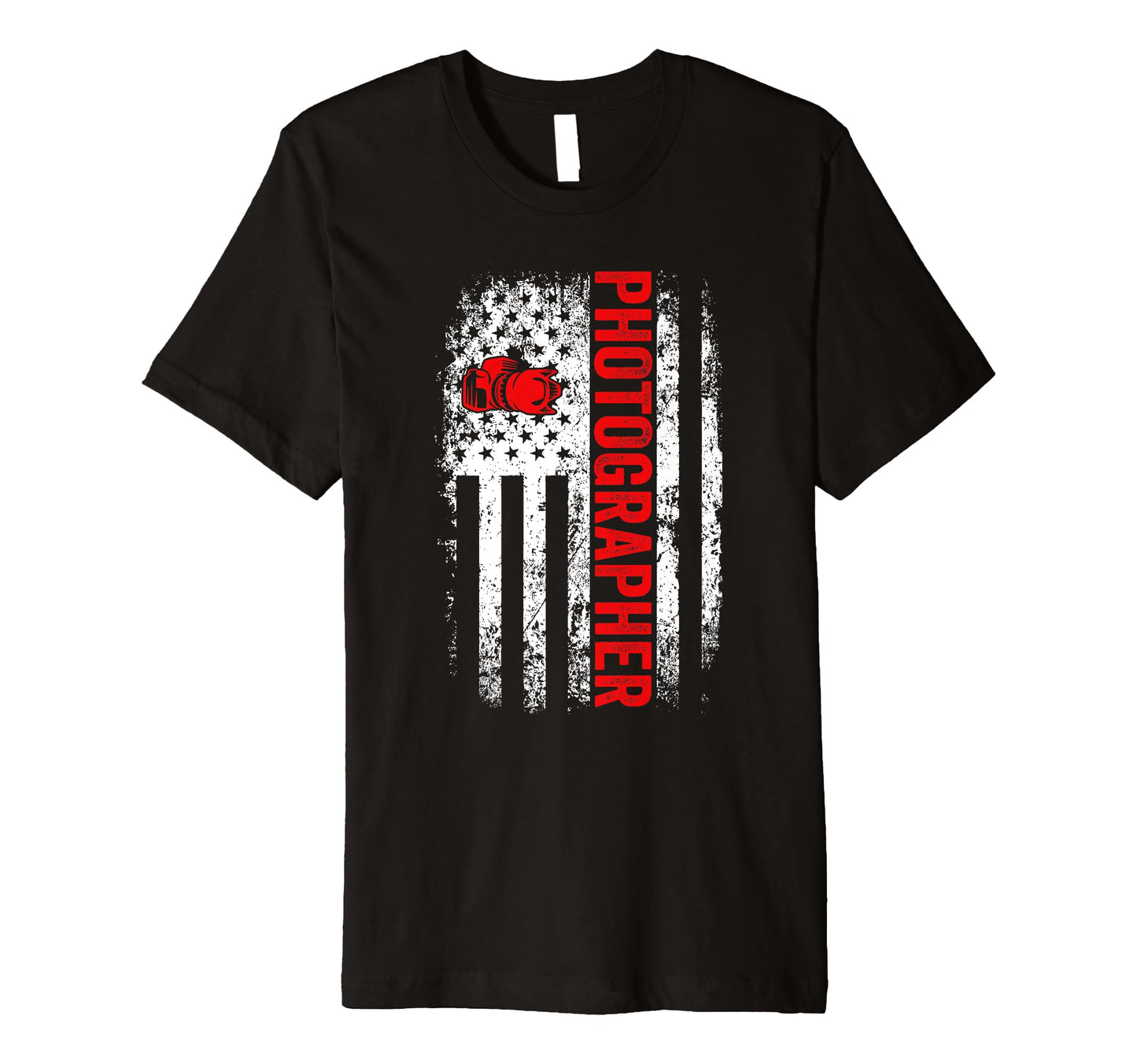 Photographer Usa American Flag T-Shirt - Aesthetic Graphic for Adults - T-Shirt, Sweatshirt, Hoodie