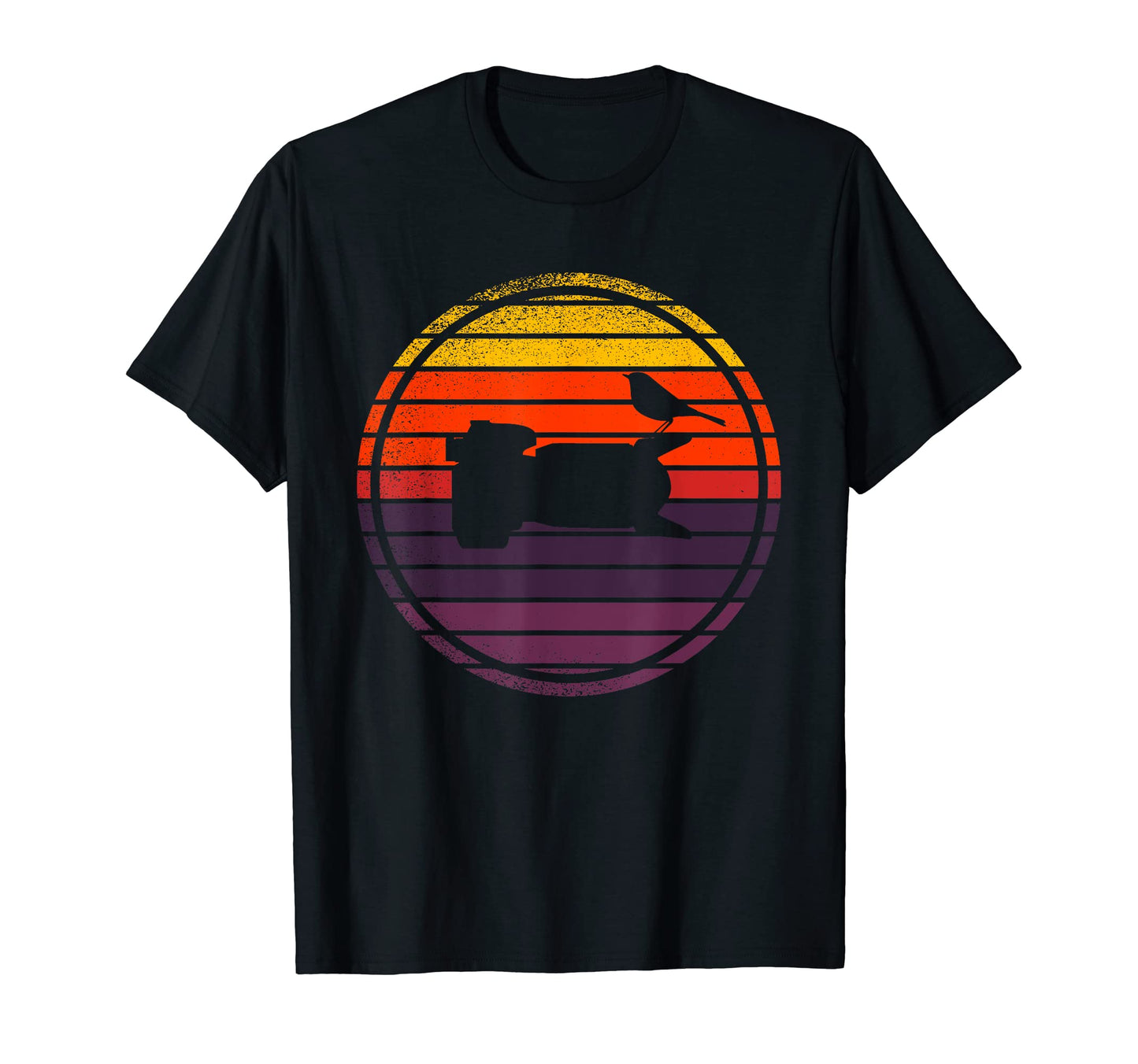 Nature Photography Long Lens Bird Camera T-Shirt - Custom Art Print Unisex - T-Shirt, Sweatshirt, Hoodie