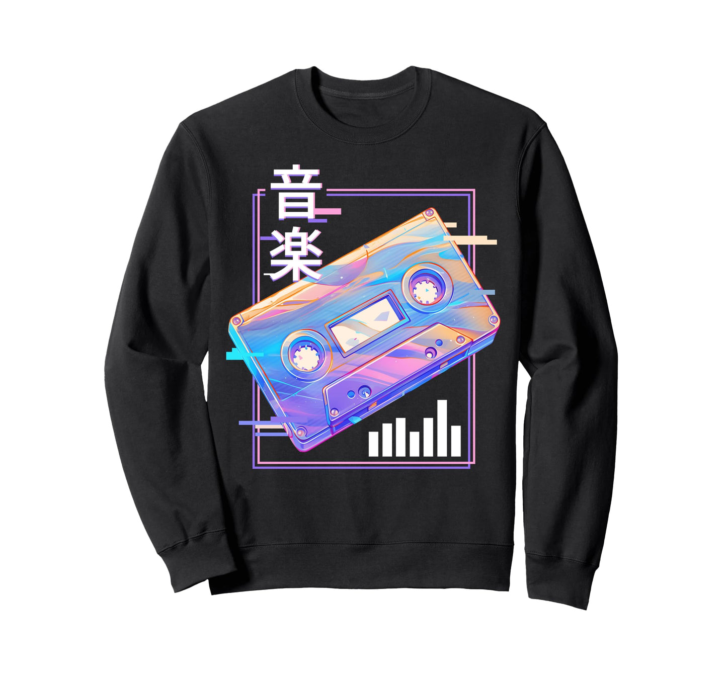Music Casette Tape 80S Pastel Sweatshirt - Novelty Apparel Unisex - T-Shirt, Sweatshirt, Hoodie