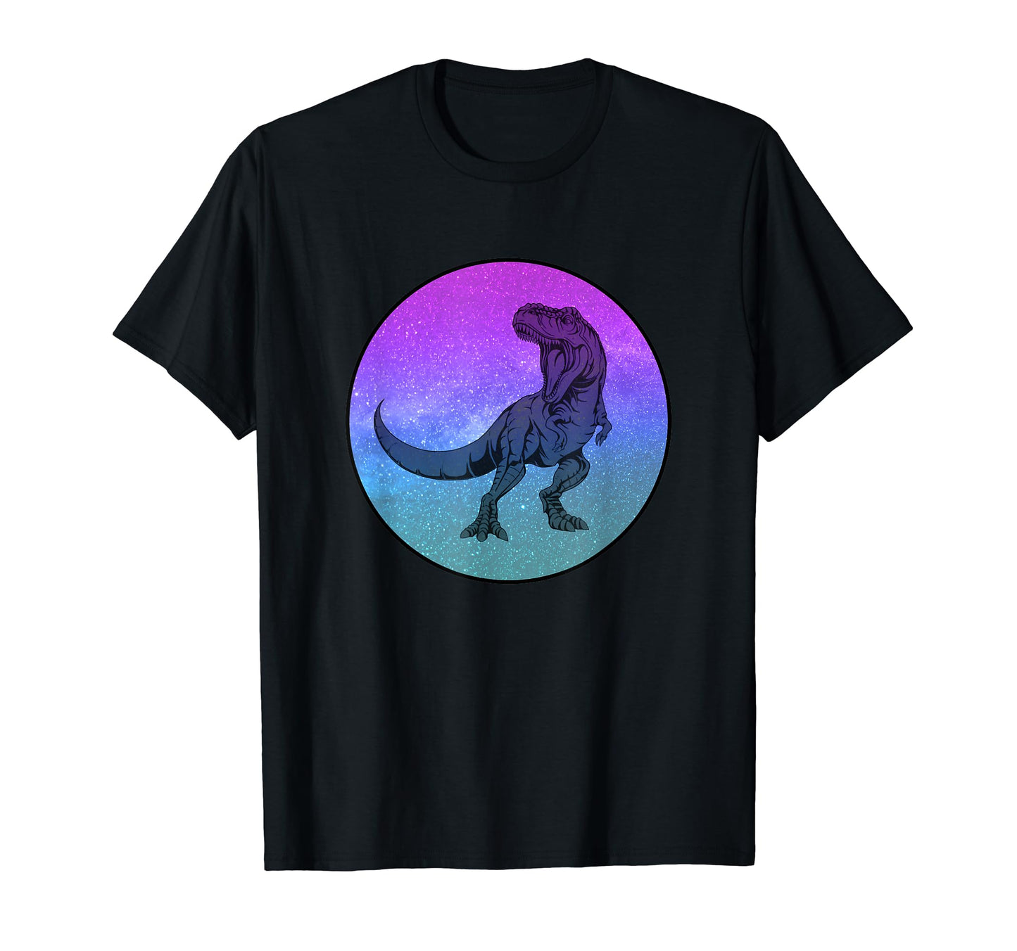 Tyrannosaurus Dinosaur Galaxy T-Shirt - Fun Novelty Design Men Women - T-Shirt, Sweatshirt, Hoodie