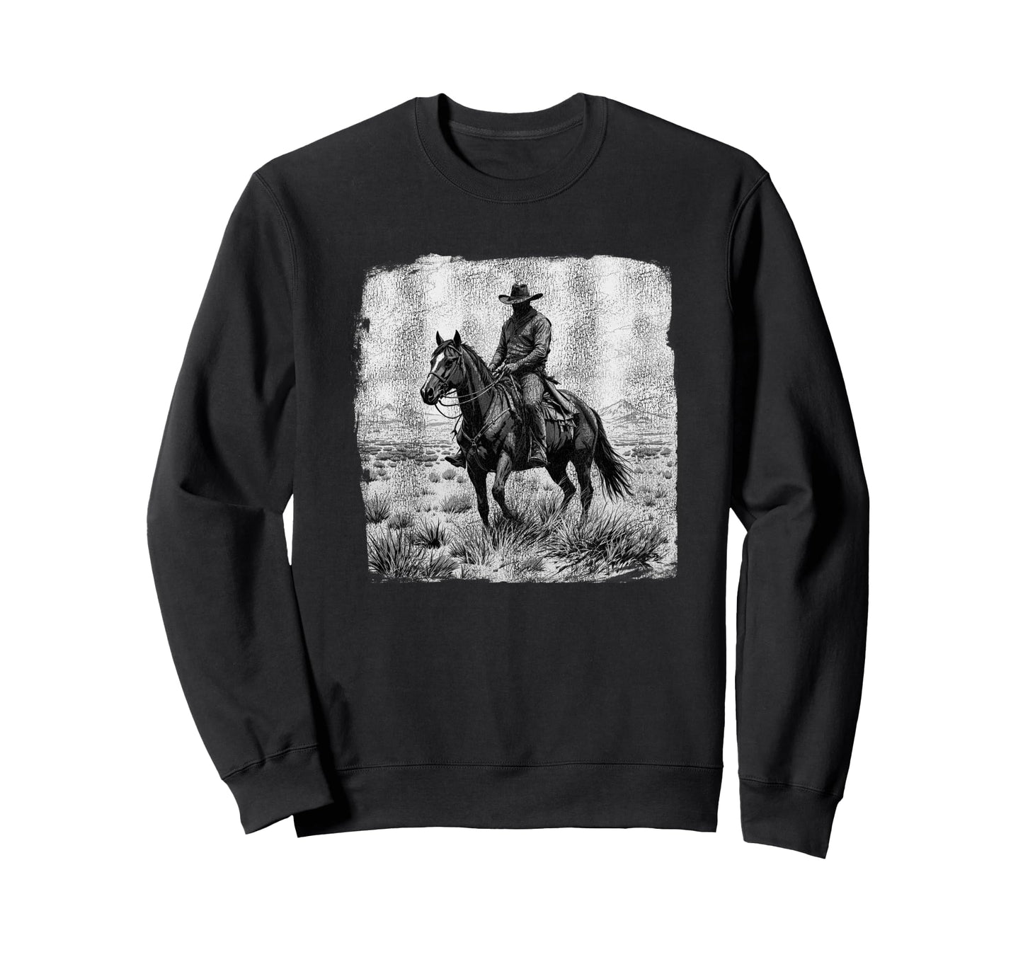 Cowboy Western Sweatshirt - Novelty Apparel for Adults - T-Shirt, Sweatshirt, Hoodie
