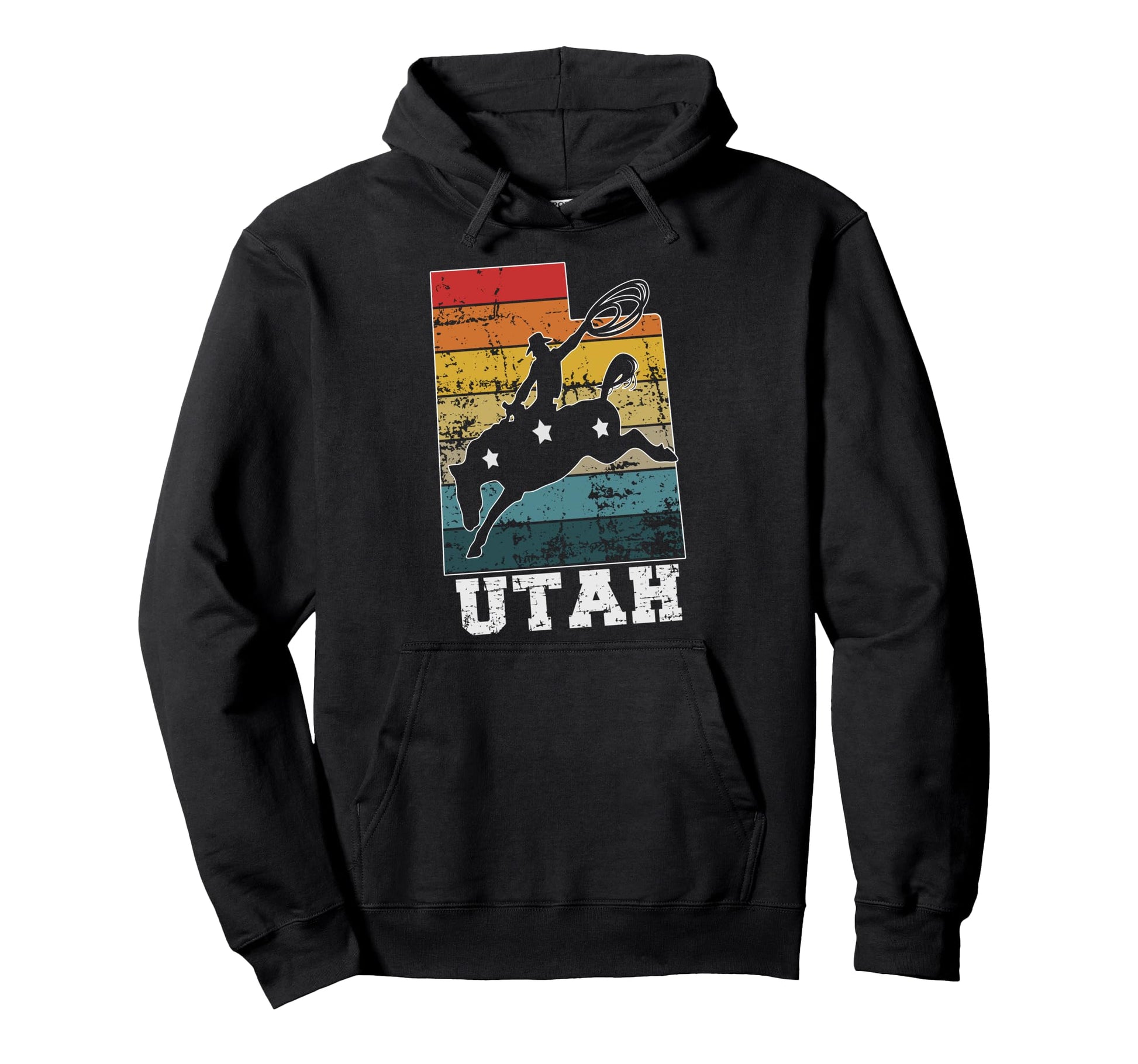 Utah Cowboy Hoodie - Graphic Print for Adults - T-Shirt, Sweatshirt, Hoodie