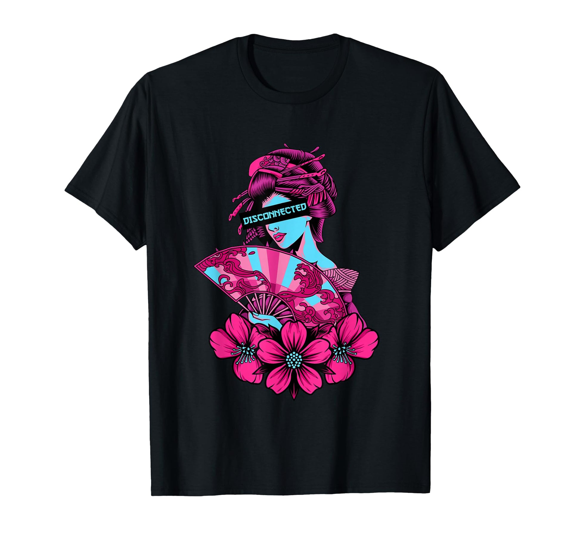 Geisha Disconnected Soft Grunge T-Shirt - Streetwear Style for Adults - T-Shirt, Sweatshirt, Hoodie