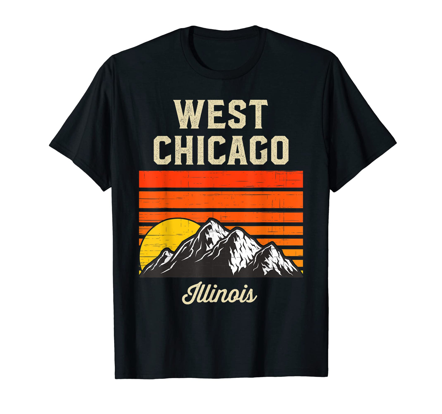 West Chicago Illinois City State Usa T-Shirt - Streetwear Style Men Women - T-Shirt, Sweatshirt, Hoodie