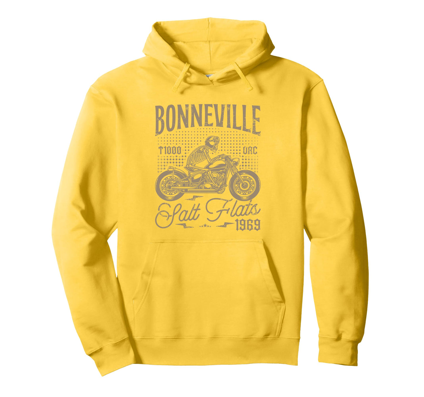 Bonneville Salt Flats Motorcycle Hoodie - Casual Everyday Wear Unisex - T-Shirt, Sweatshirt, Hoodie