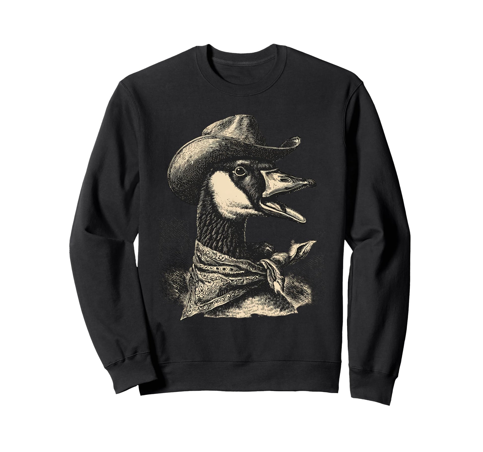 Goose Cowboy Rodeo Cowgirl Sweatshirt - Aesthetic Graphic for Adults - T-Shirt, Sweatshirt, Hoodie