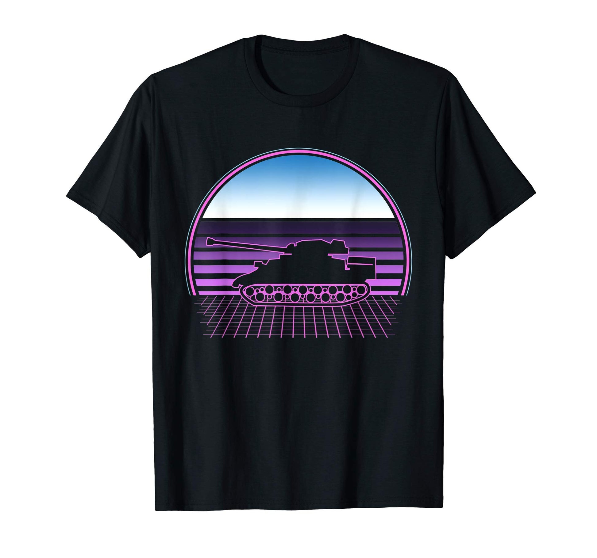 Tank 80S Vaporwave Aesthetic Ww2 History T-Shirt - Novelty Apparel Unisex - T-Shirt, Sweatshirt, Hoodie