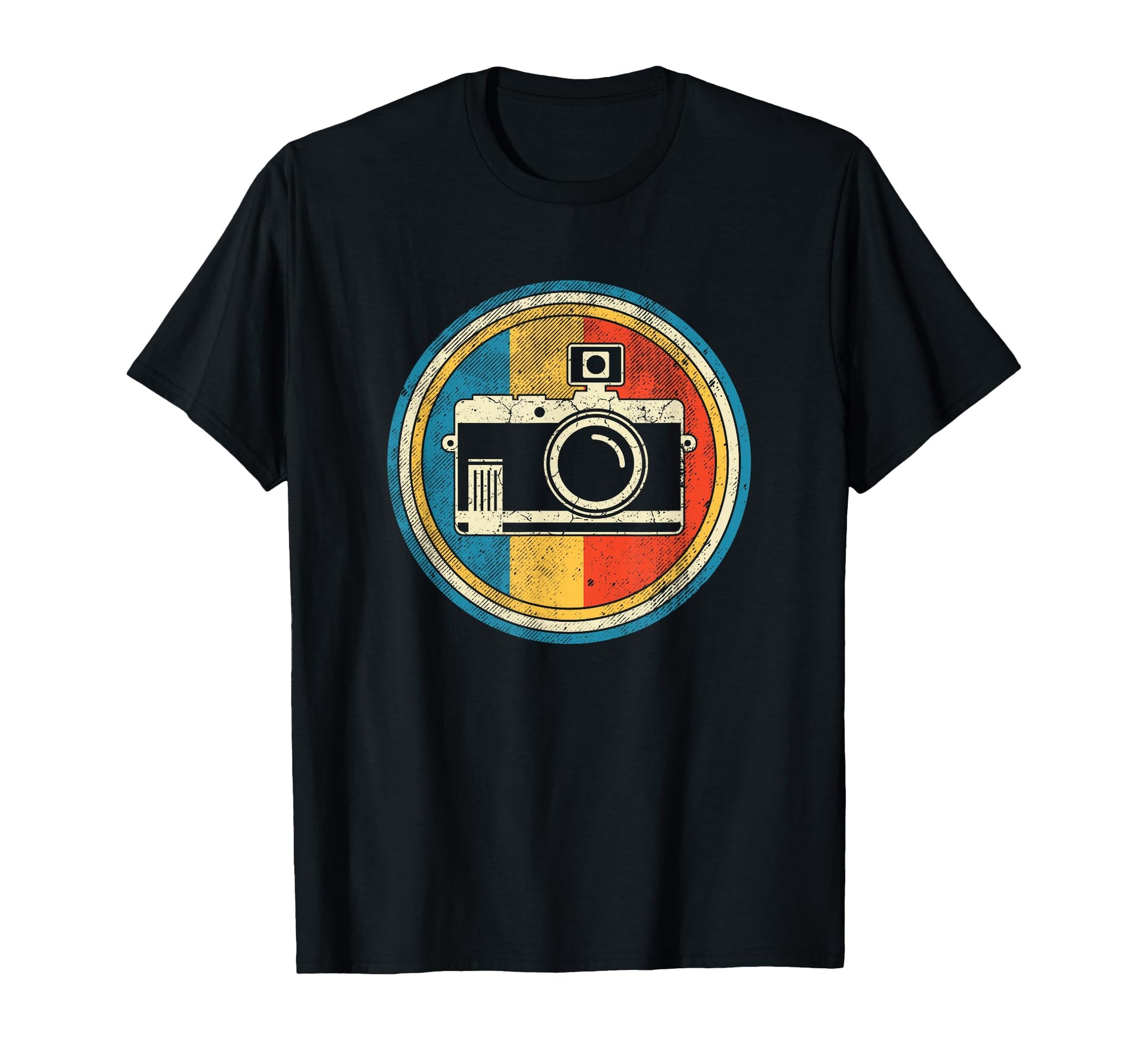 Handheld Photo Camera Distressed T-Shirt - Minimalist Print for Adults - T-Shirt, Sweatshirt, Hoodie