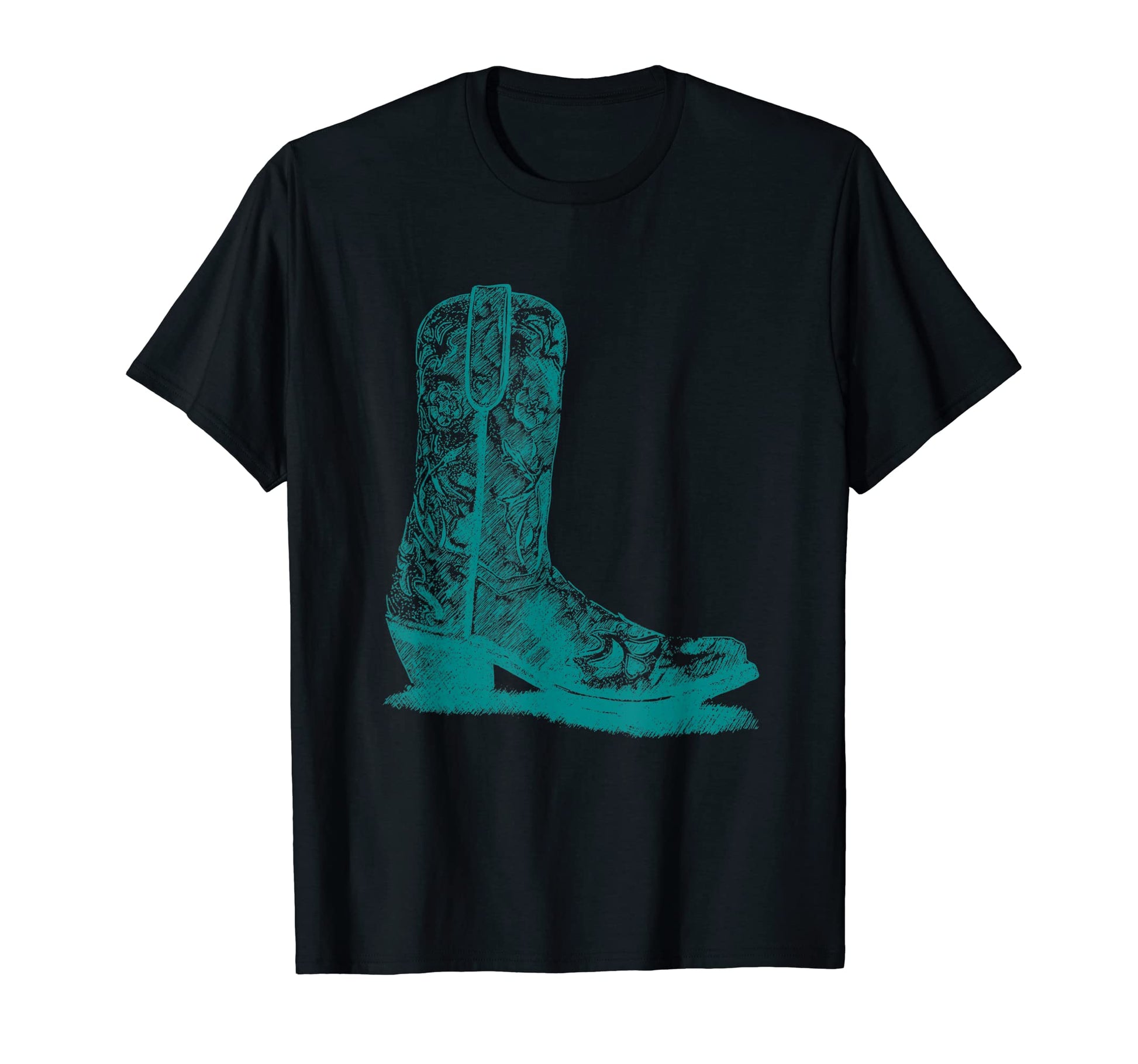 Cowboy Cowgirl Boots Boot Southern T-Shirt - Unique Graphic for Adults - T-Shirt, Sweatshirt, Hoodie