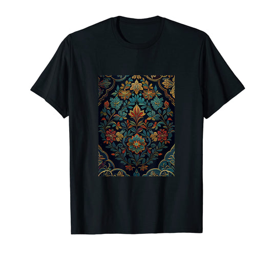 Bohemian Moroccan Pattern Floral Boho T-Shirt - Novelty Apparel Men Women - T-Shirt, Sweatshirt, Hoodie