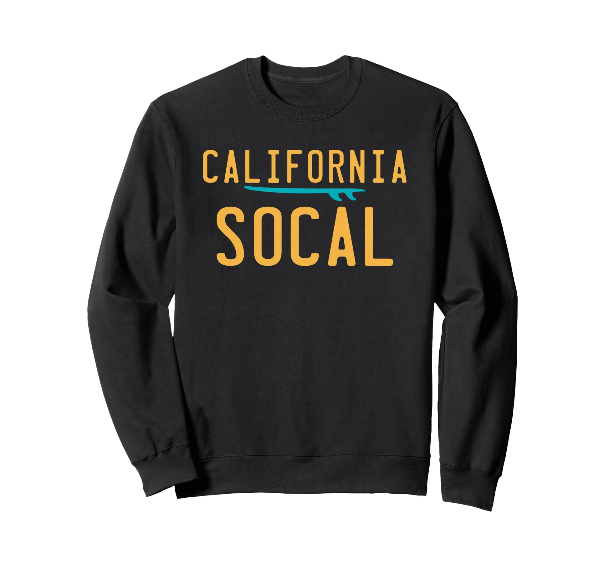 California Surfing West Coast Sweatshirt - Casual Everyday Wear Men Women - T-Shirt, Sweatshirt, Hoodie