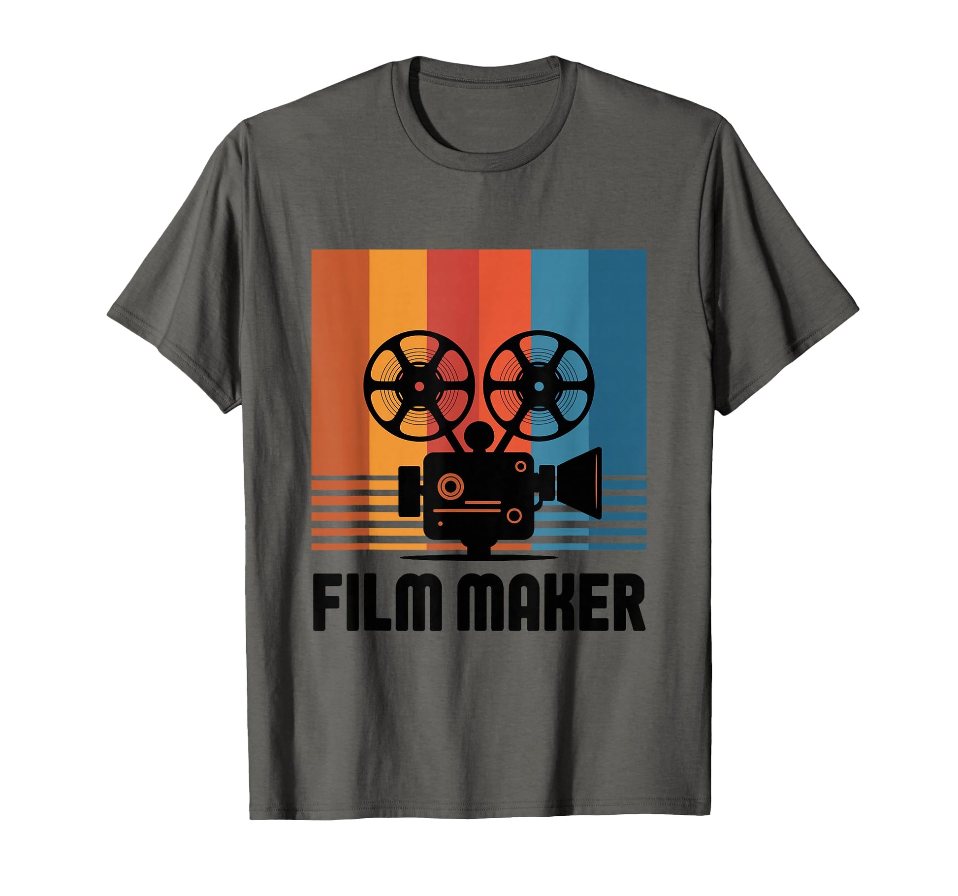 Film Maker Camera Filmmaking Crew T-Shirt - Minimalist Print Men Women - T-Shirt, Sweatshirt, Hoodie