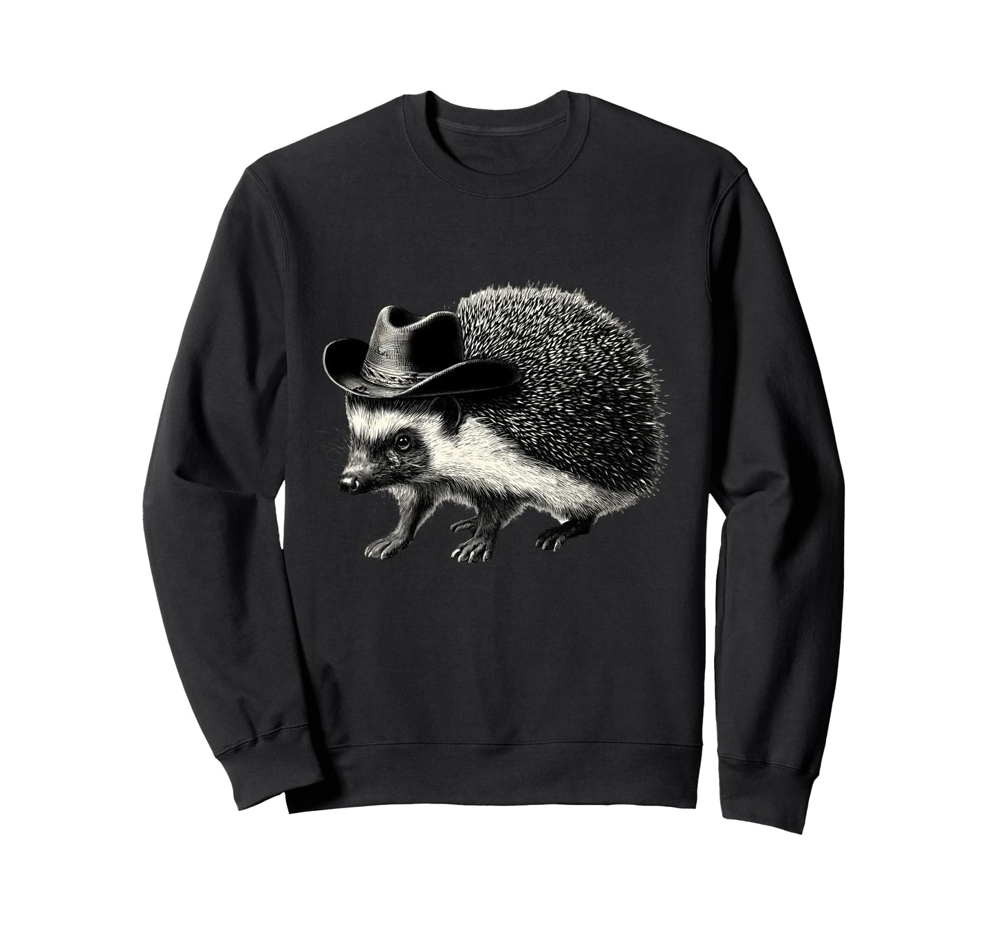 Country Cowboy Hedgehog Rodeo Sweatshirt - Streetwear Style Men Women - T-Shirt, Sweatshirt, Hoodie