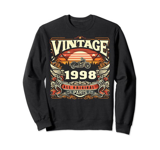 1998 Born 1998 26Th Birthday Sweatshirt - Minimalist Print Men Women - T-Shirt, Sweatshirt, Hoodie