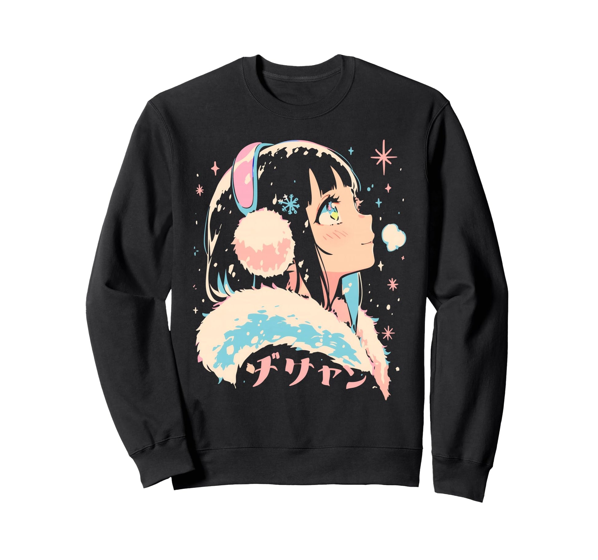 Goth Grunge Demon Anime Waifu Sweatshirt - Streetwear Style for Adults - T-Shirt, Sweatshirt, Hoodie