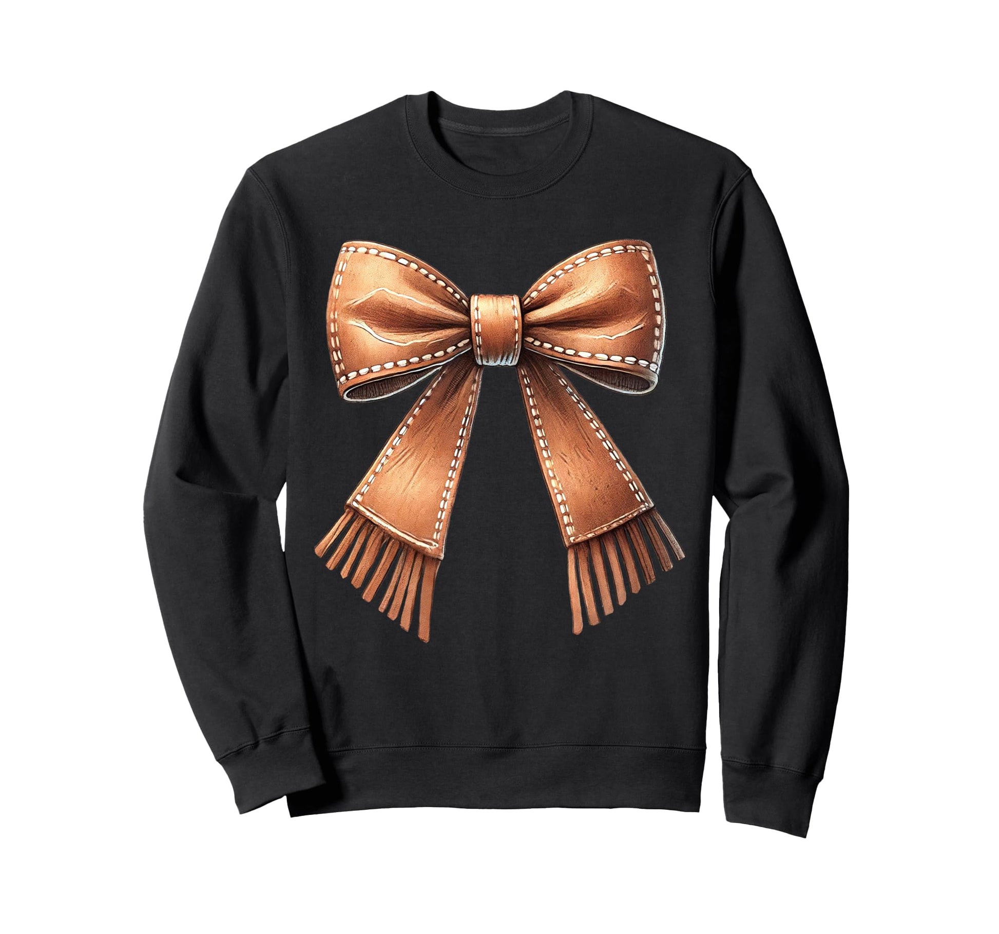 Coquette Bow Western Country Cowgirl Sweatshirt - Graphic Print Unisex - T-Shirt, Sweatshirt, Hoodie