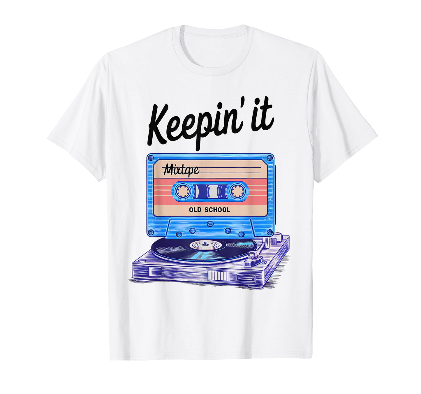 Old School Hip Hop 80S 90S Cassette T-Shirt - Unique Graphic Men Women - T-Shirt, Sweatshirt, Hoodie