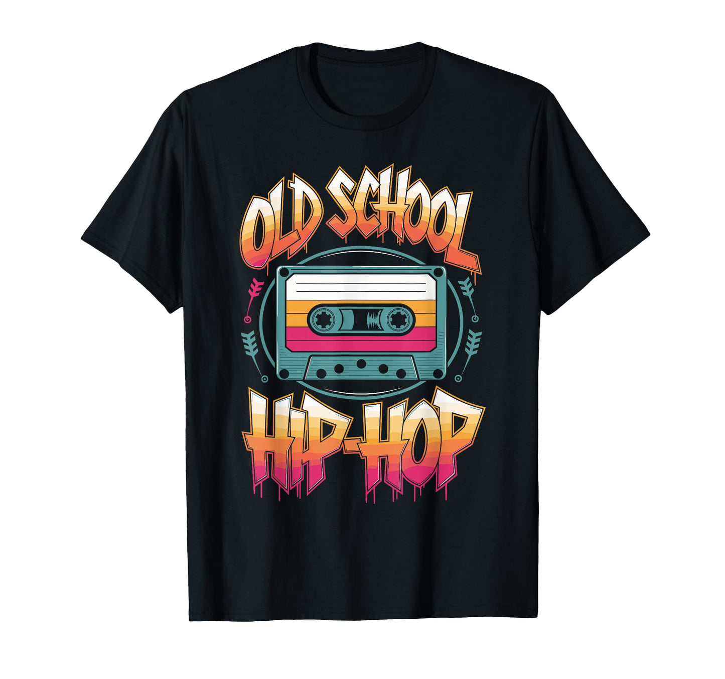 Old School Hip Hop Cassette Music T-Shirt - Streetwear Style Men Women - T-Shirt, Sweatshirt, Hoodie