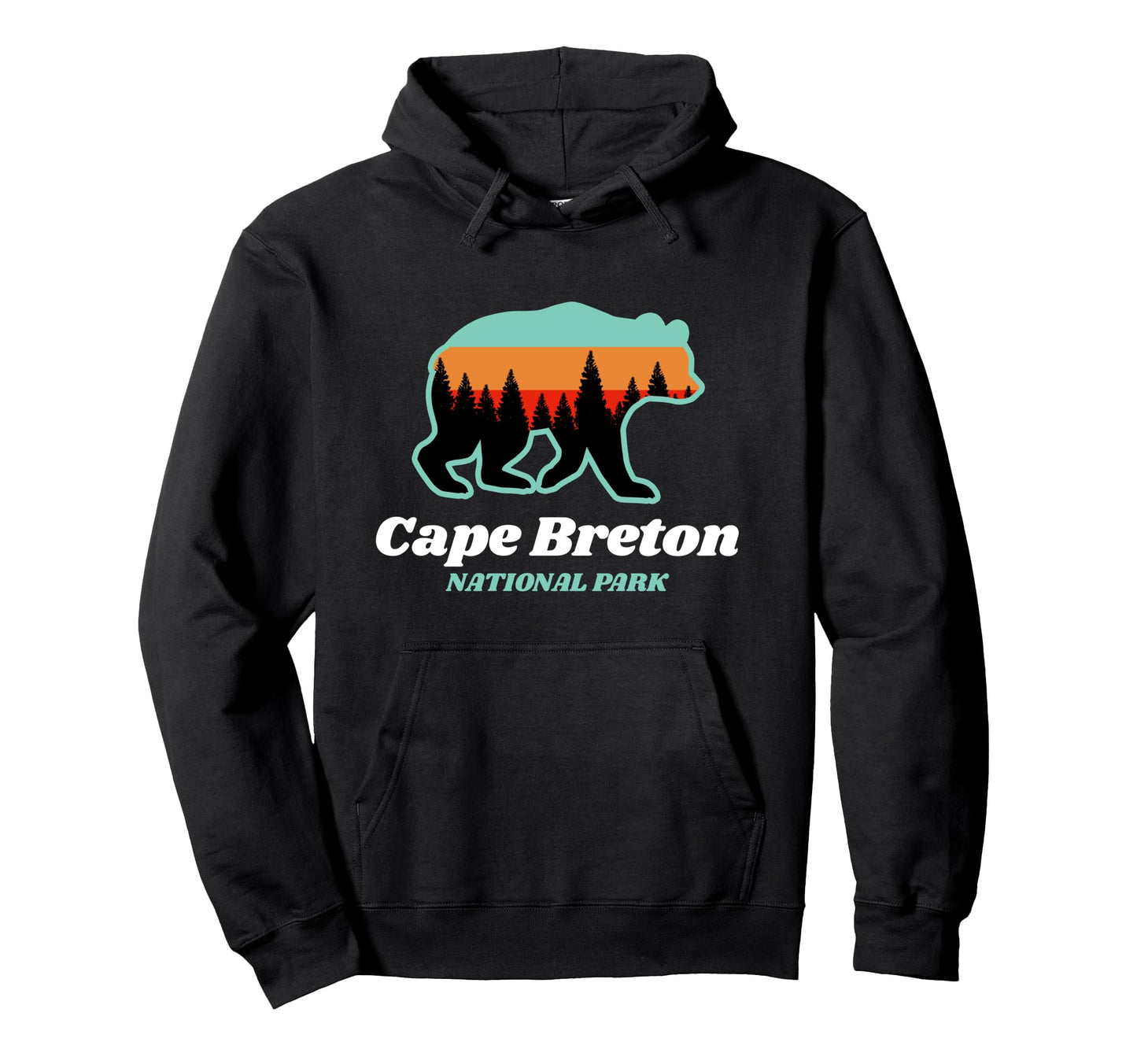 Cape Breton National Park Canada Bear Hoodie - Streetwear Style Unisex - T-Shirt, Sweatshirt, Hoodie