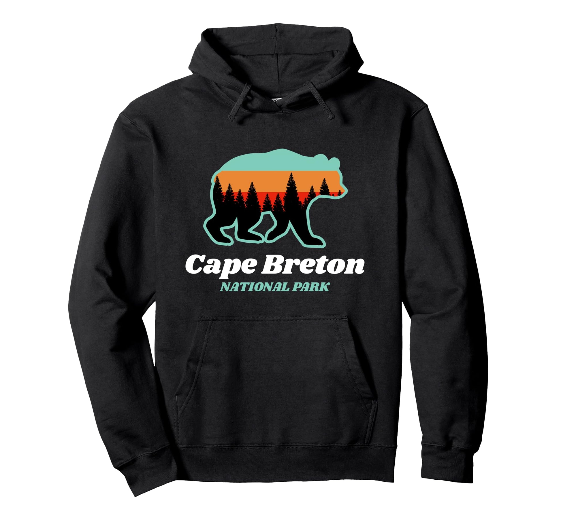 Cape Breton National Park Canada Bear Hoodie - Streetwear Style Unisex - T-Shirt, Sweatshirt, Hoodie