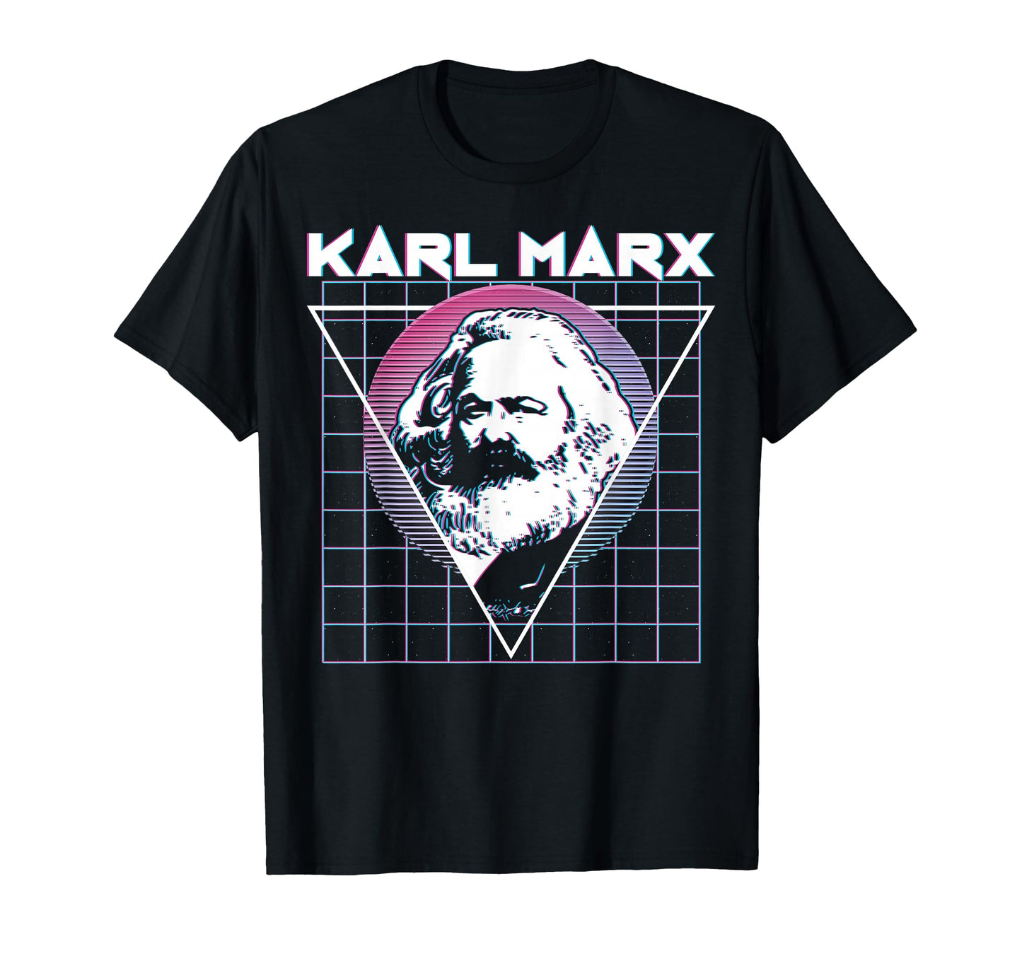 Karl Marx Communism Communist Vaporwave T-Shirt - Unique Graphic Men Women - T-Shirt, Sweatshirt, Hoodie