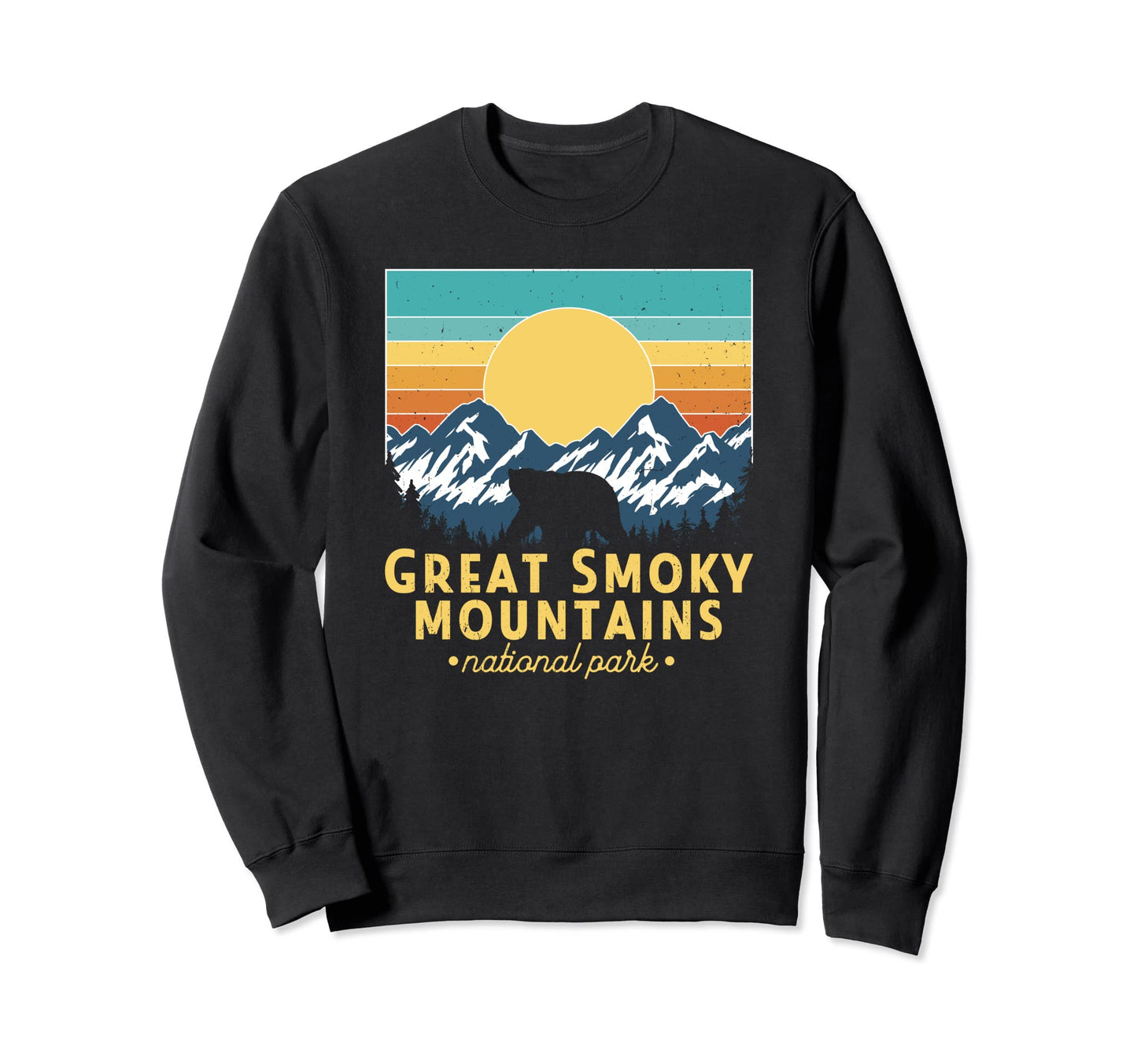 Great Smoky Mountains National Sweatshirt - Custom Art Print for Adults - T-Shirt, Sweatshirt, Hoodie