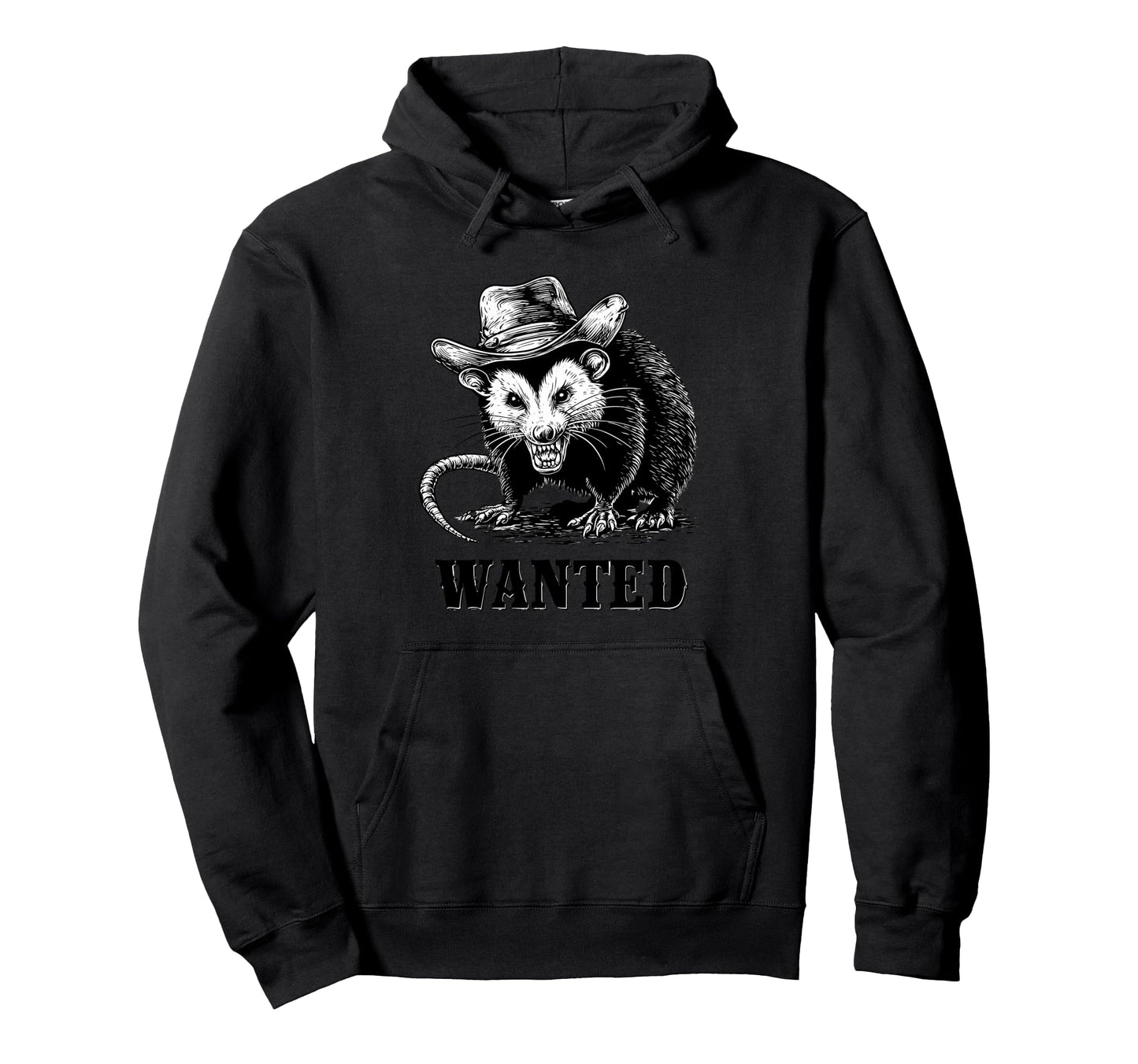 Country Cowboy Opossum Rodeo Possum Hoodie - Novelty Apparel Unisex - T-Shirt, Sweatshirt, Hoodie