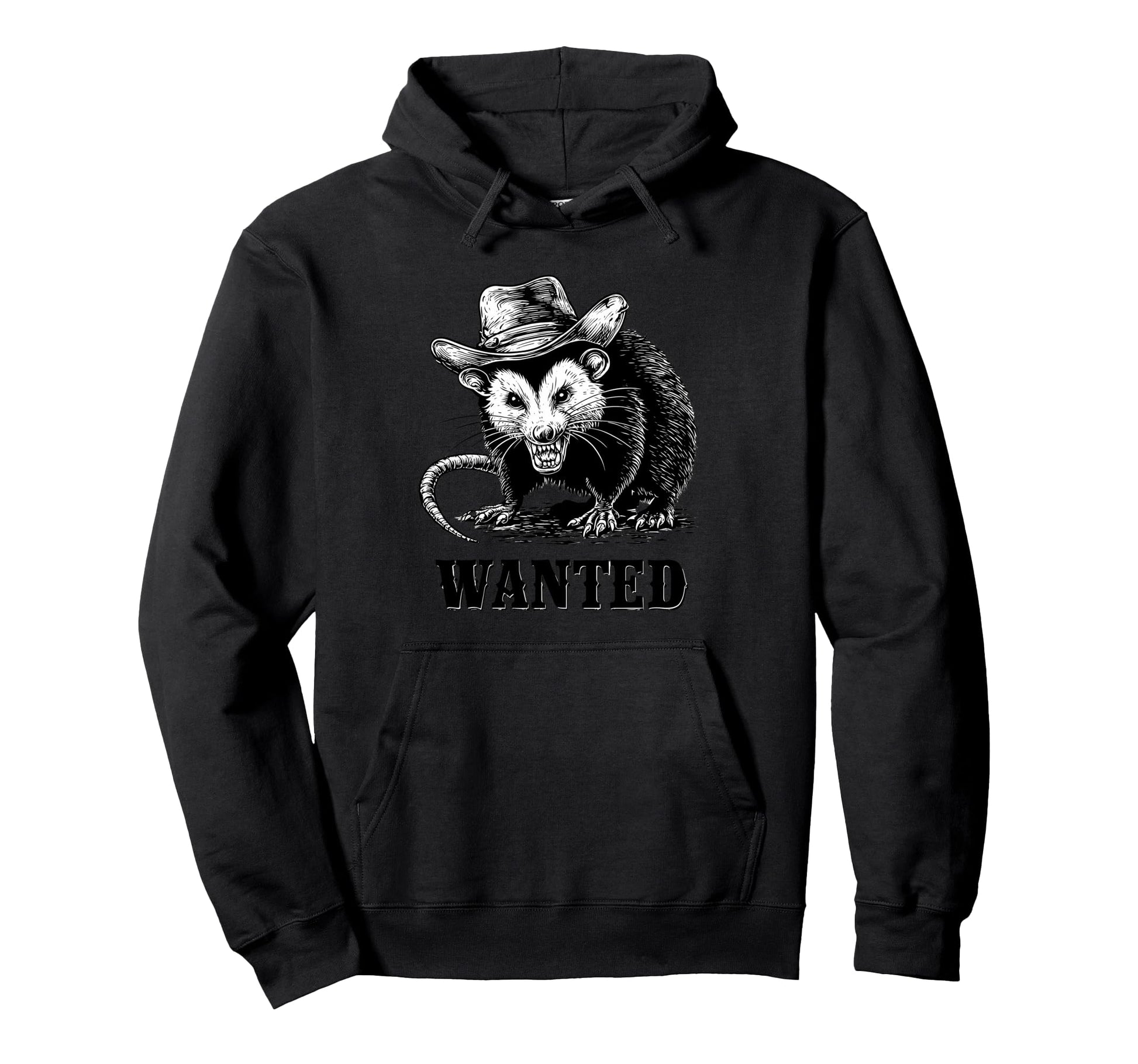 Country Cowboy Opossum Rodeo Possum Hoodie - Novelty Apparel Unisex - T-Shirt, Sweatshirt, Hoodie