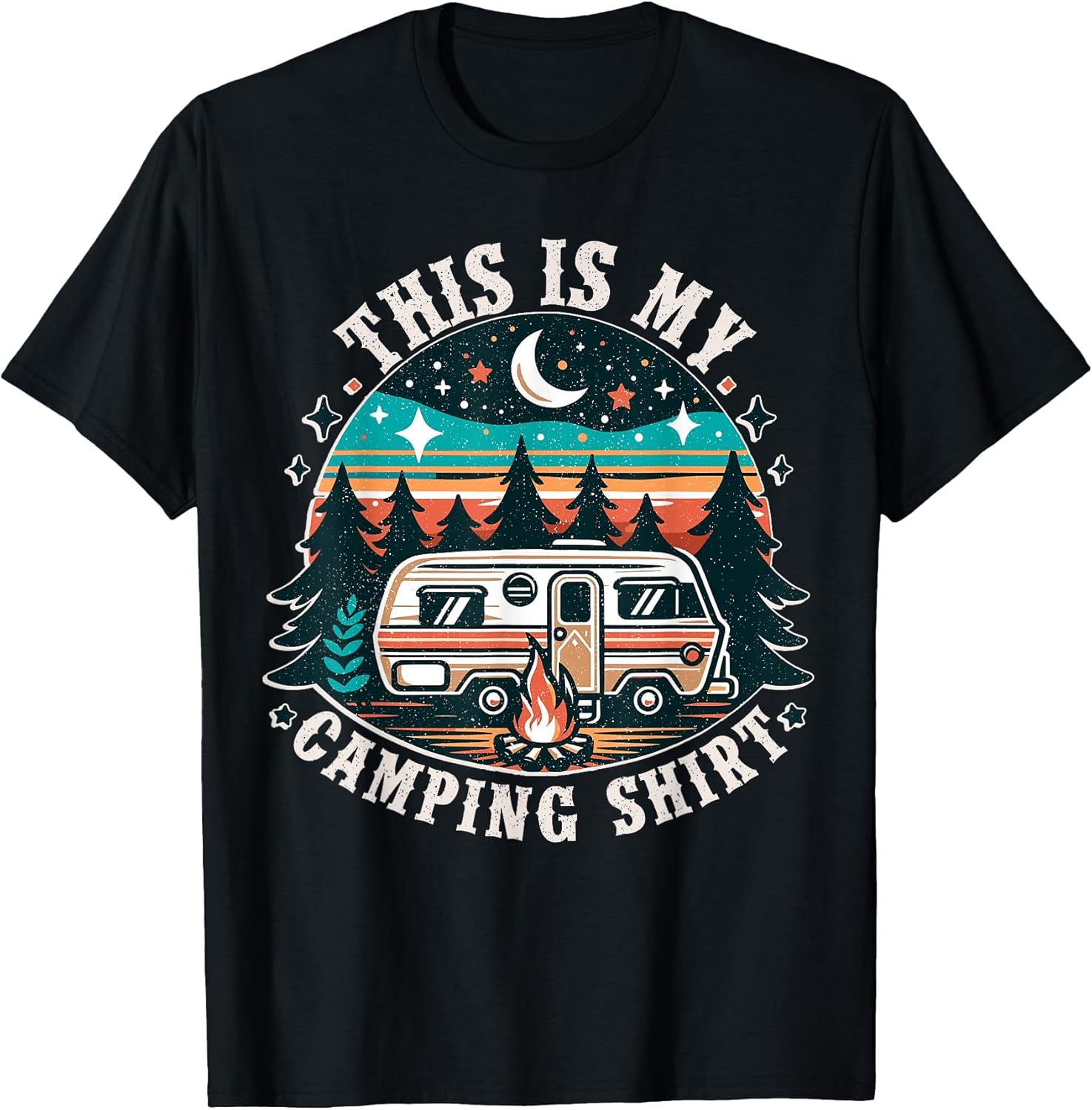 Camper Hiking Nature This Is My Camping - Adult & Kids T-Shirts, Sweatshirts & Hoodies apparel design preview 1
