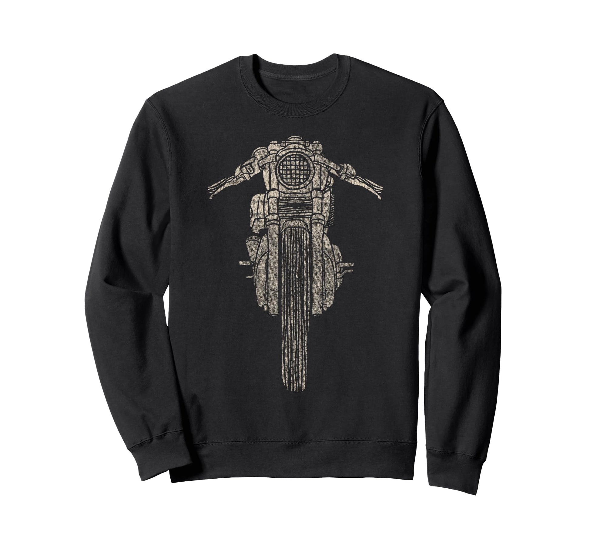Trendy Motorcycle Sweatshirt - Graphic Print Unisex - T-Shirt, Sweatshirt, Hoodie