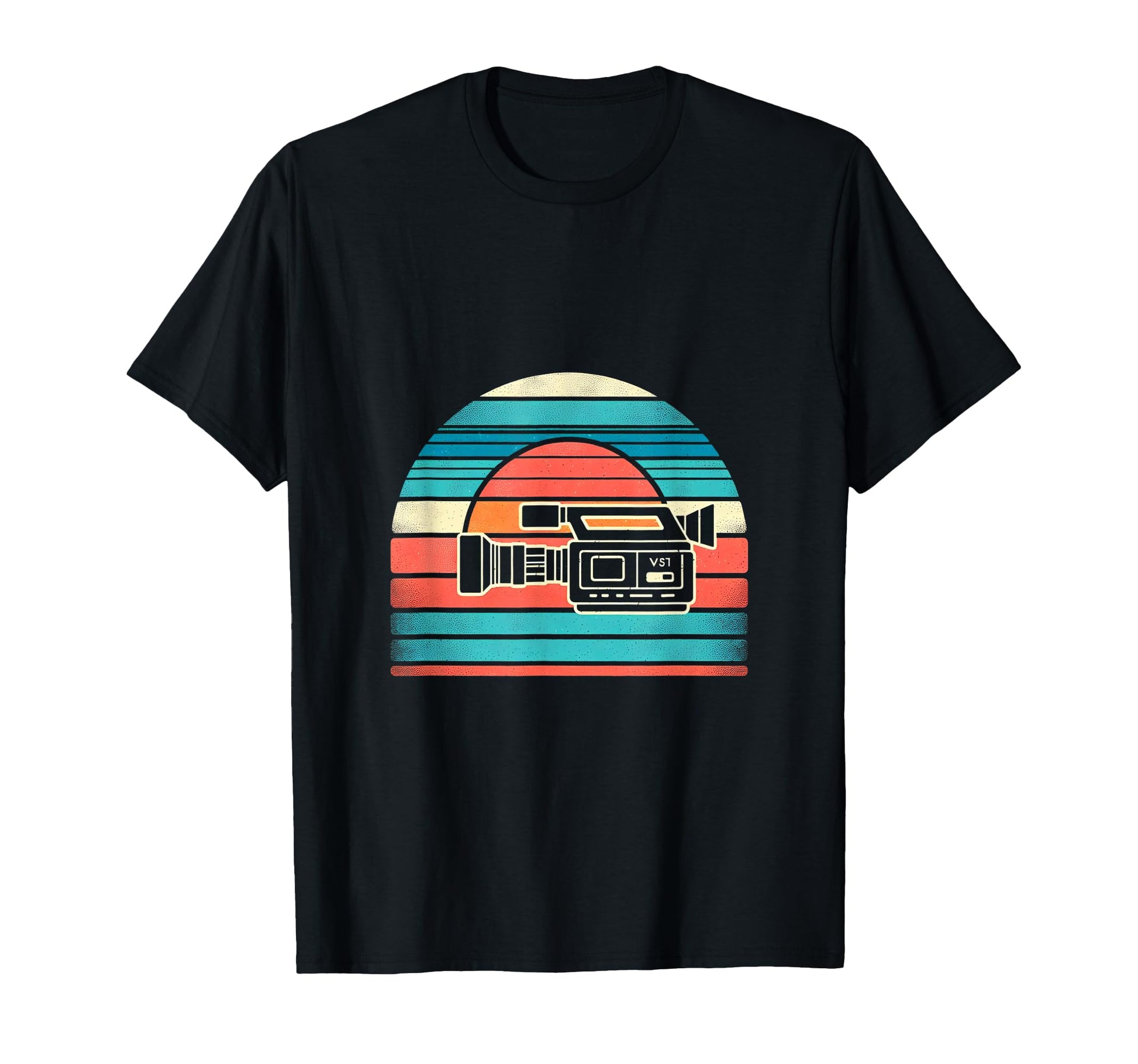 Video Camera Sunset Sweatshirt - Custom Art Print Men Women - T-Shirt, Sweatshirt, Hoodie