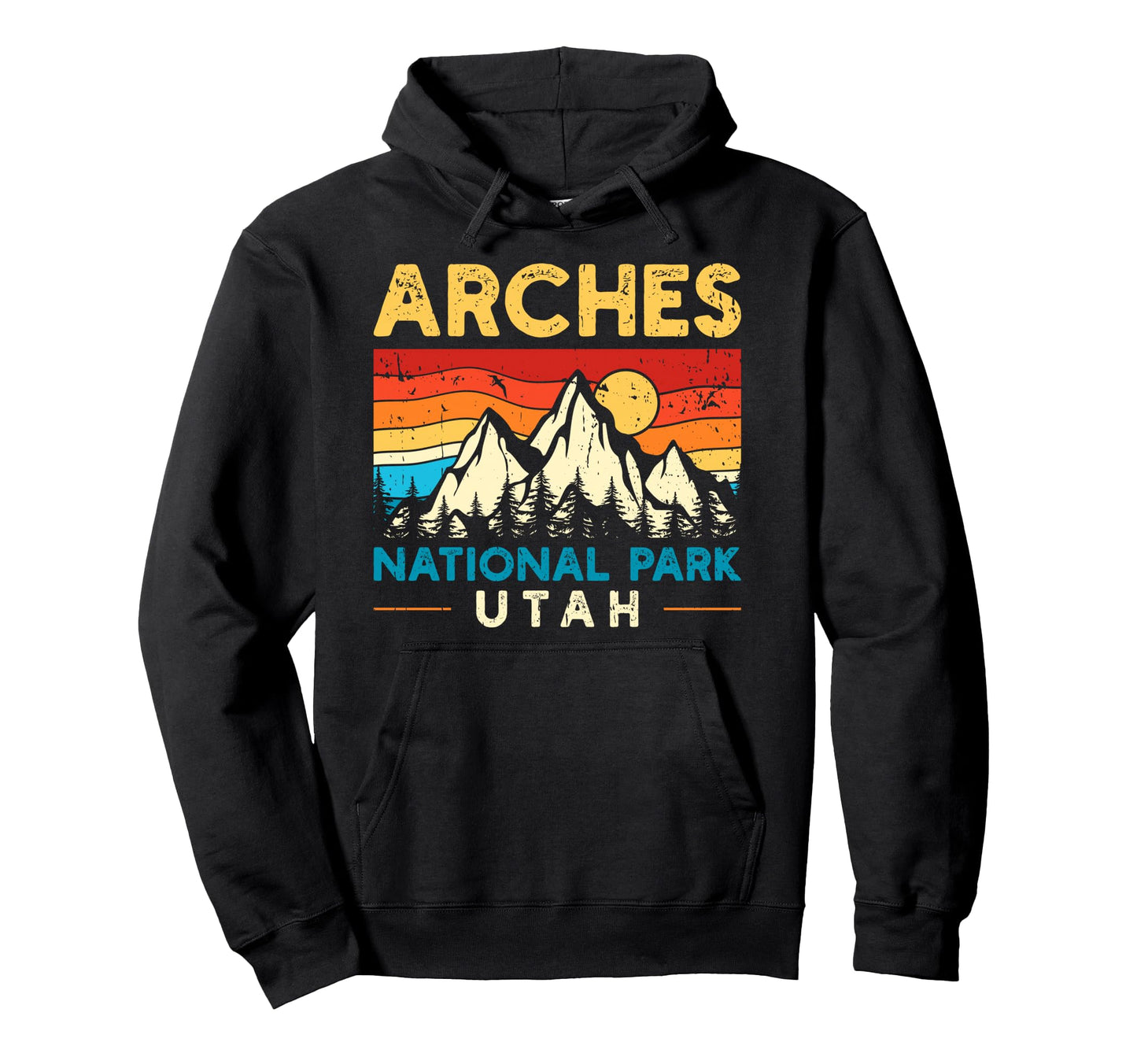 Arches National Park Hoodie - Minimalist Print Unisex - T-Shirt, Sweatshirt, Hoodie