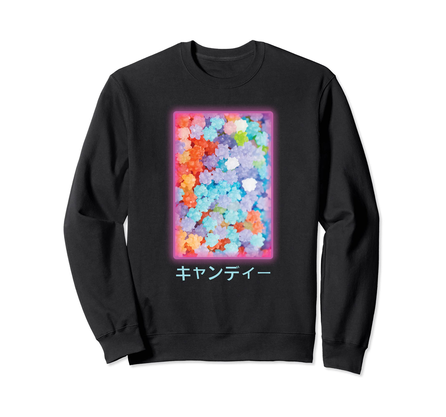 Japanese Aesthetic Otaku Vaporwave Sweatshirt - Graphic Print for Adults - T-Shirt, Sweatshirt, Hoodie