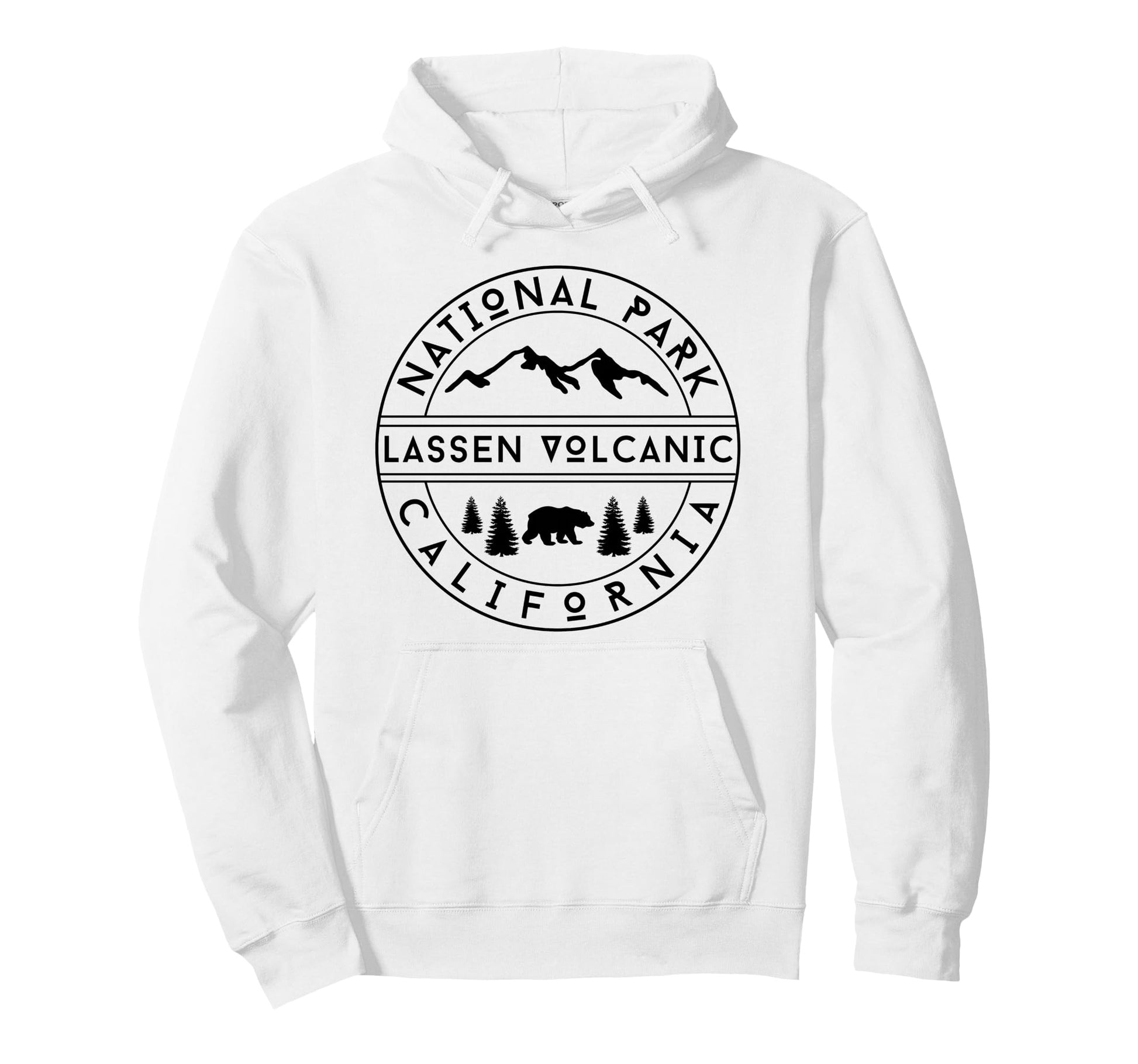 Lassen Volcanic National Park Sweatshirt - Fun Novelty Design for Adults - T-Shirt, Sweatshirt, Hoodie