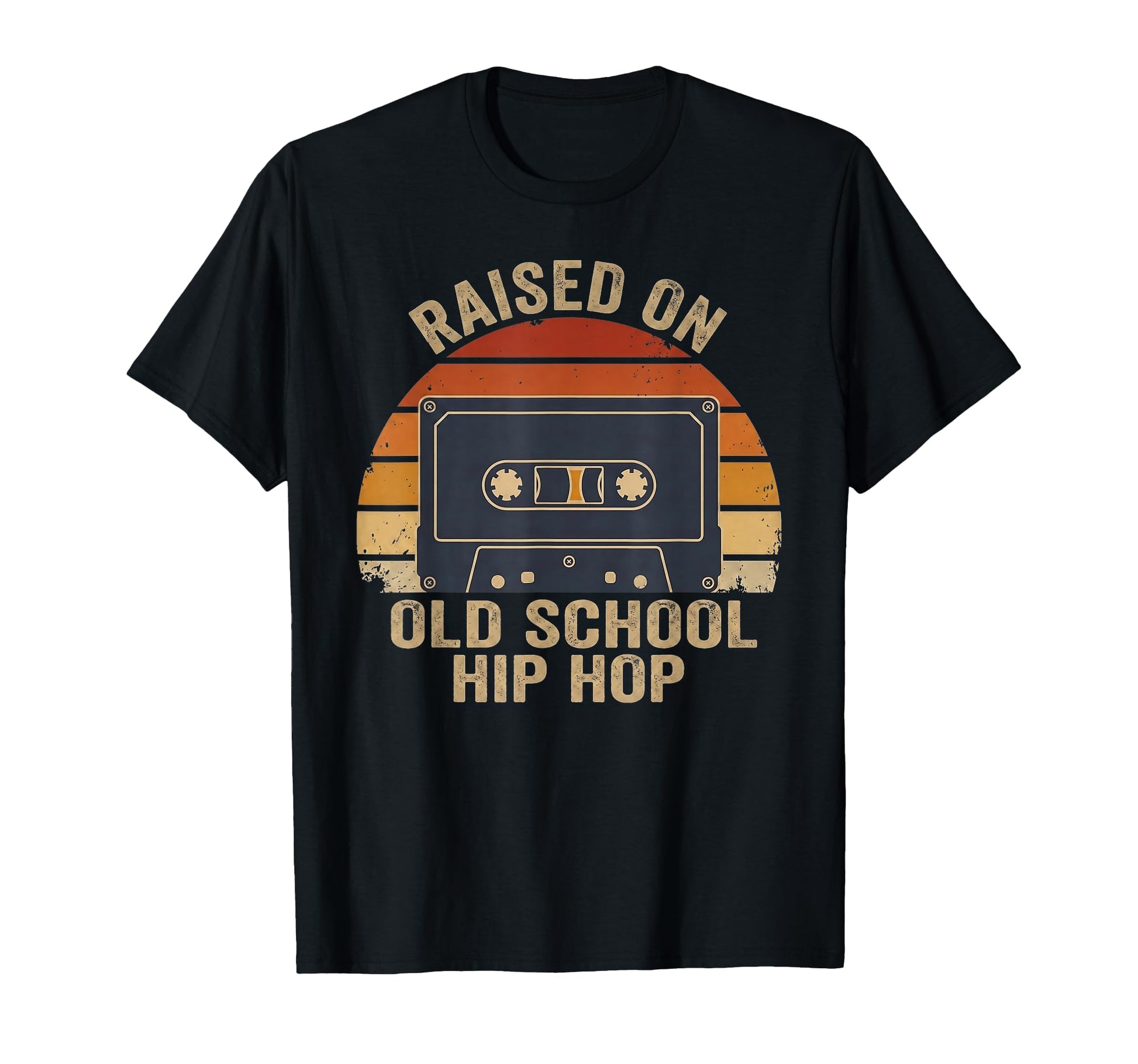 Raised Old School Hip Hop Cassette 90S T-Shirt - Minimalist Print Men Women - T-Shirt, Sweatshirt, Hoodie