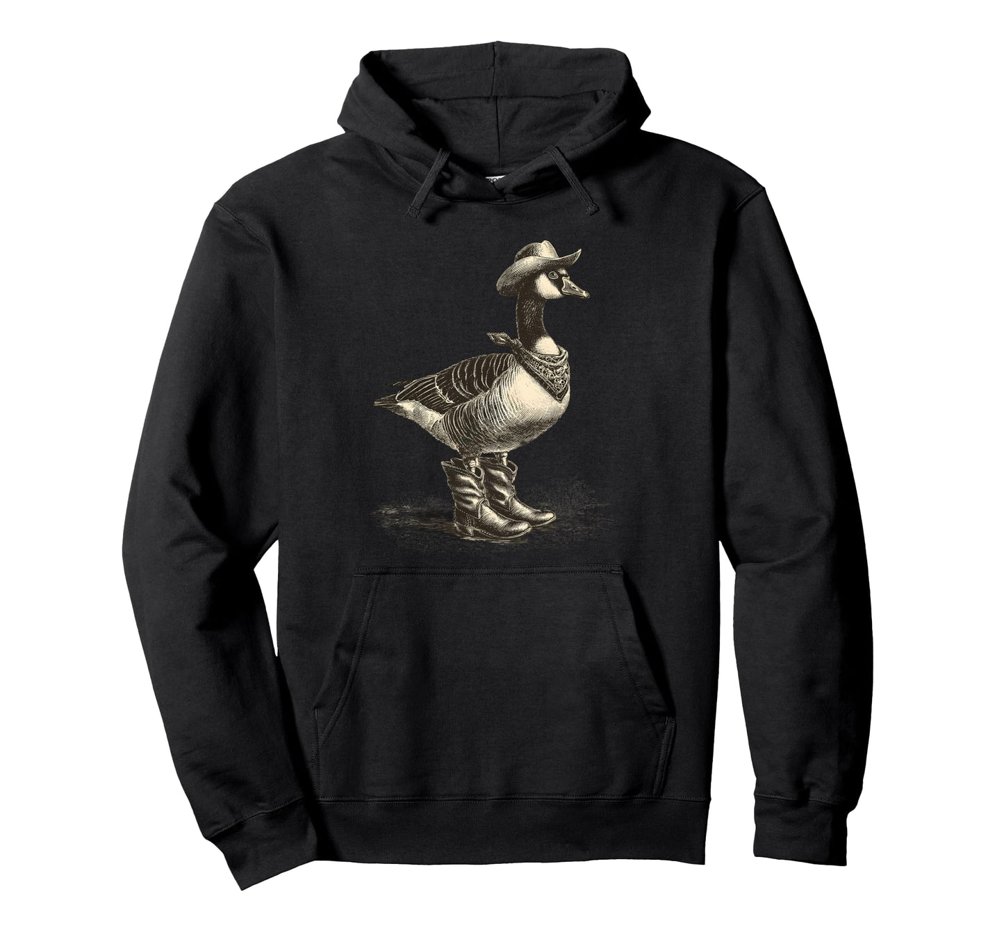 Goose Cowboy Rodeo Cowgirl Western Hoodie - Casual Everyday Wear Men Women - T-Shirt, Sweatshirt, Hoodie