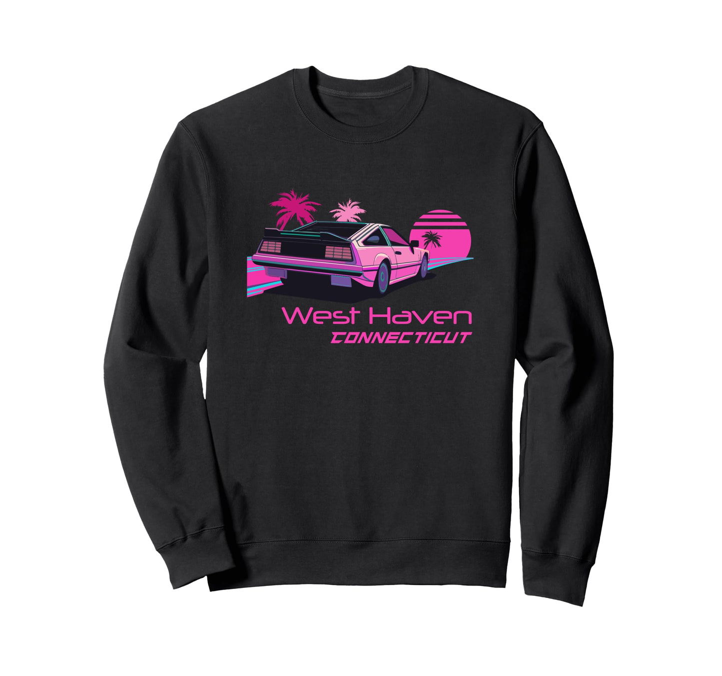 West Haven Connecticut Sweatshirt - Custom Art Print Unisex - T-Shirt, Sweatshirt, Hoodie