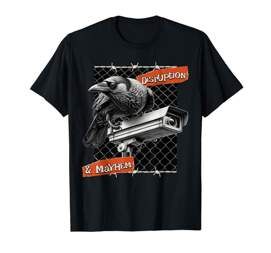 Bird And Security Camera Lovers T-Shirt - Casual Everyday Wear for Adults - T-Shirt, Sweatshirt, Hoodie