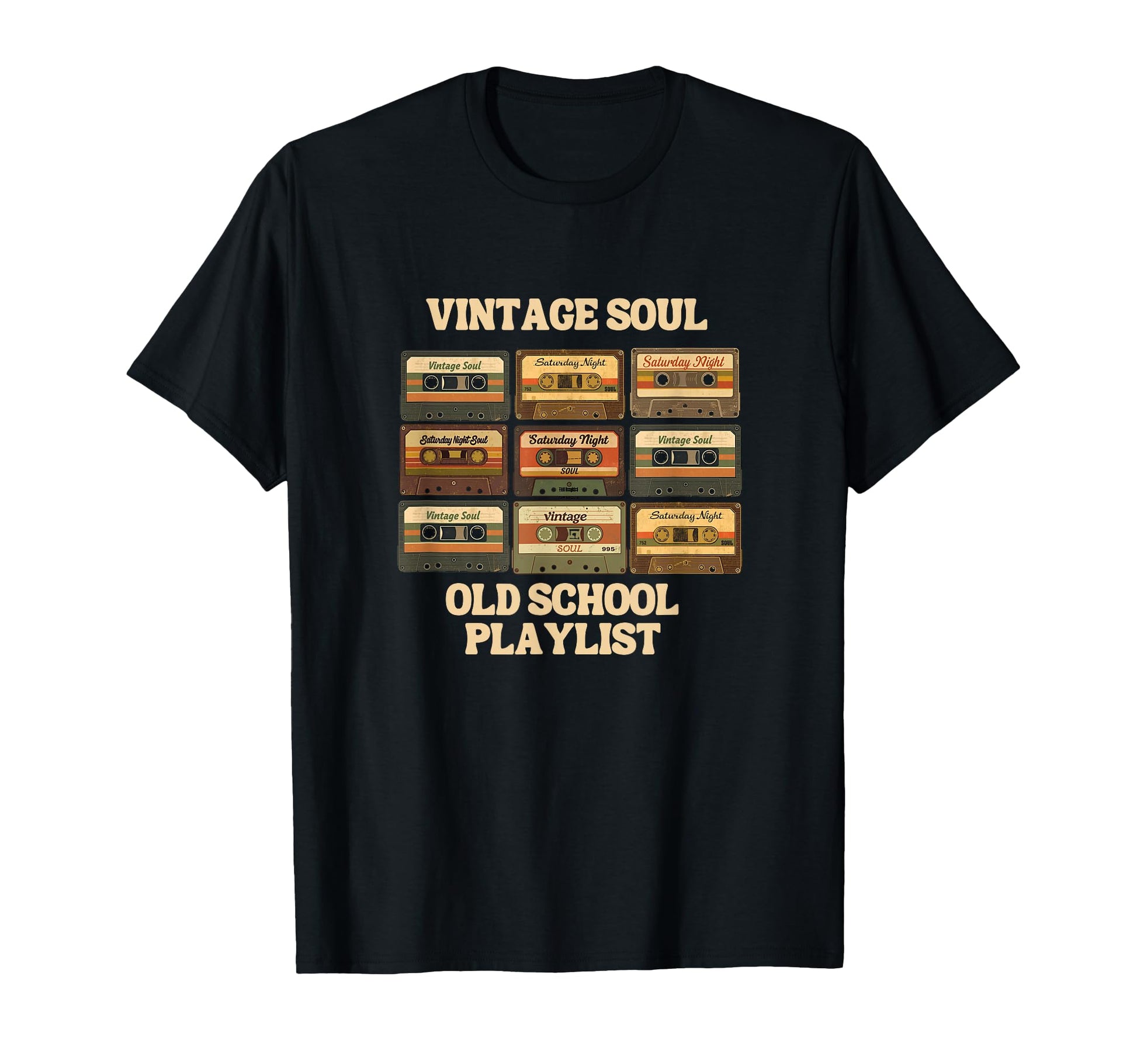 Soul Cassette Tape 80S 90S Old School T-Shirt - Minimalist Print Men Women - T-Shirt, Sweatshirt, Hoodie