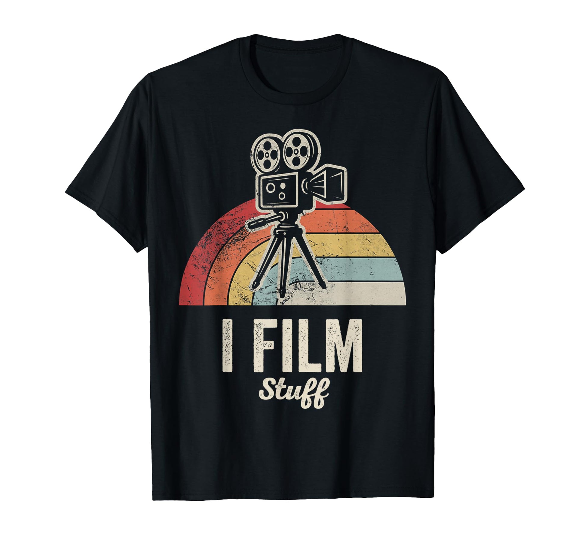 I Film Stuff Movie Camera T-Shirt - Unique Graphic Unisex - T-Shirt, Sweatshirt, Hoodie
